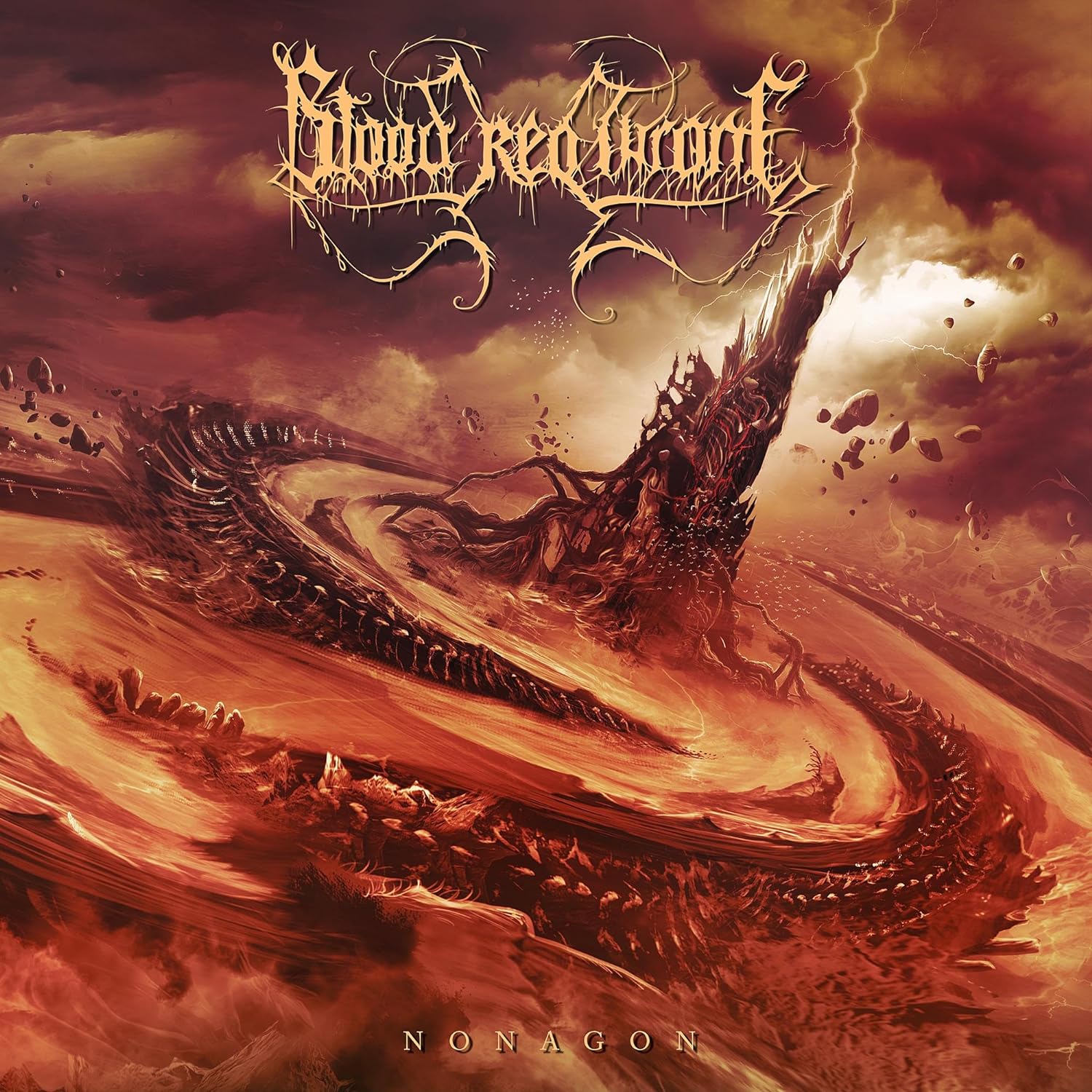 Blood Red Throne - Nonagon [Brown & Black Vinyl]