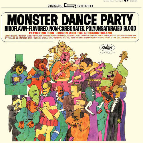 Don Hinson & The Rigamorticians - Monster Dance Party [Orange & Black Pumpkin Splatter]