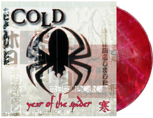Cold - Year Of The Spider [Red w/ White Spider Web Swirl]