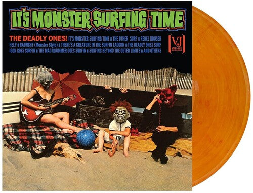 The Deadly Ones - It's Monster Surfing Time [Bloody Pumpkin Vinyl]