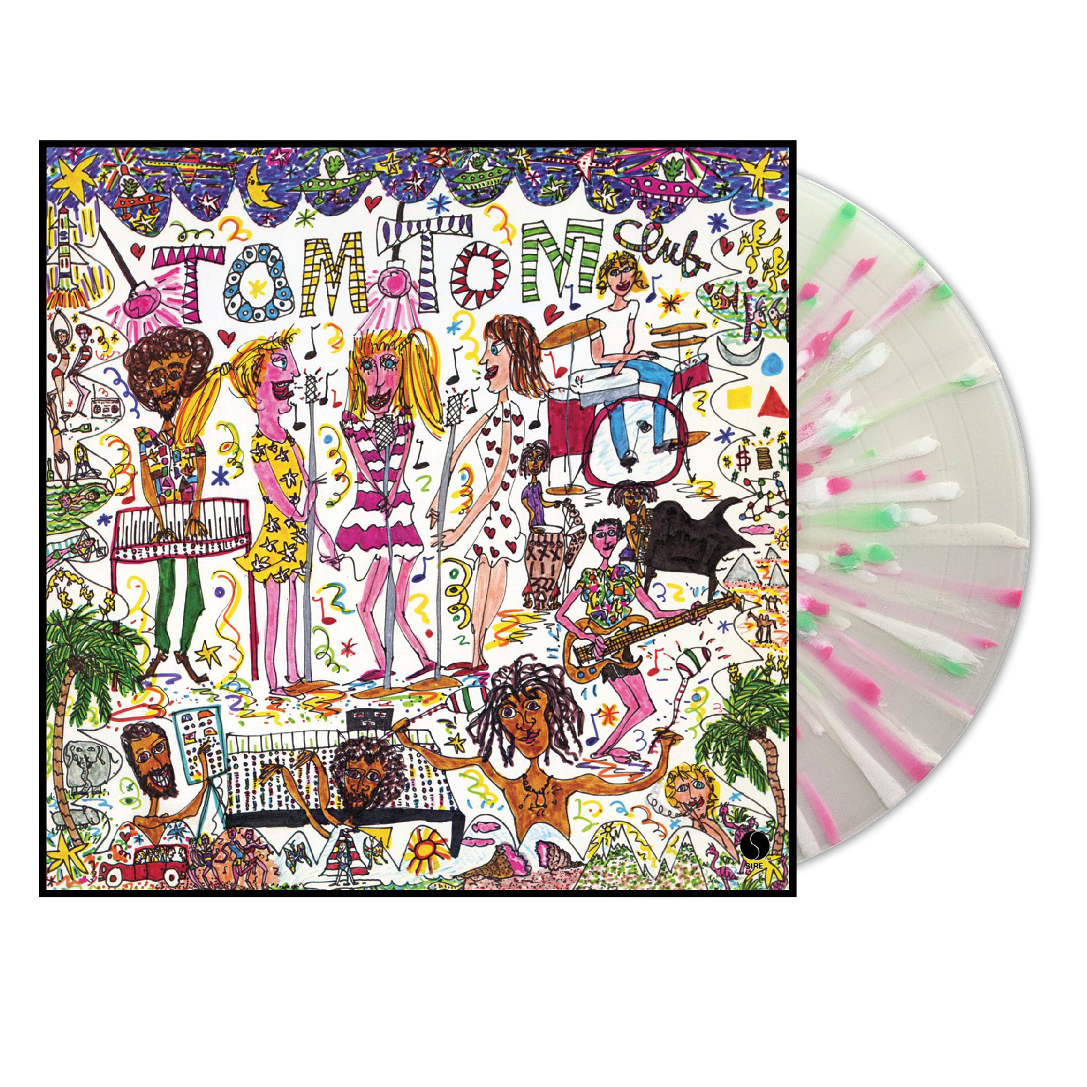[PRE-ORDER] Tom Tom Club - Tom Tom Club [Clear with Pink, White & Green Splatter Vinyl] [Release Date: 04/03/2026]