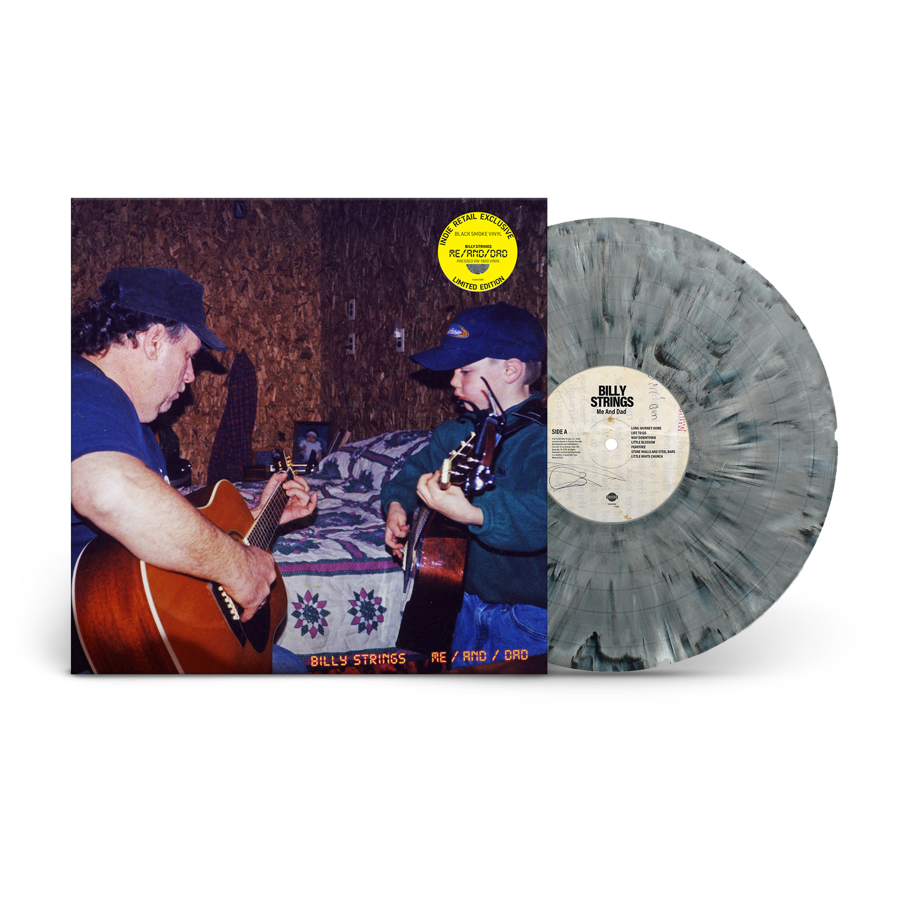 [DAMAGED] Billy Strings - Me / and / Dad [Indie-Exclusive Black Smoke Vinyl]