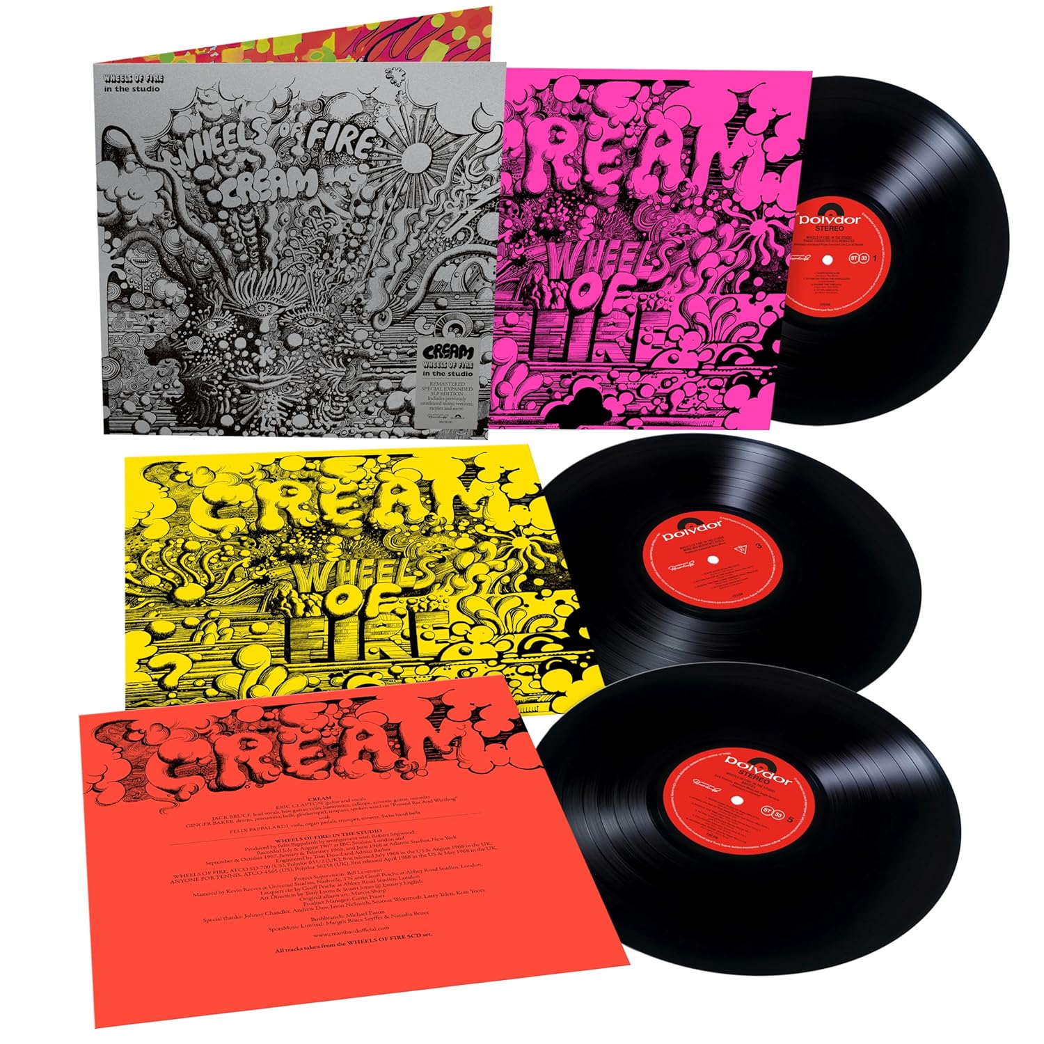 [PRE-ORDER] Cream - Wheels Of Fire: In The Studio [3-lp] [Release Date: 06/12/2026]
