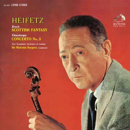 Jascha Heifetz, Sir Malcolm Sargent, New Symphony Orchestra of London - Bruch: Scottish Fantasy [2-lp, 45 RPM]