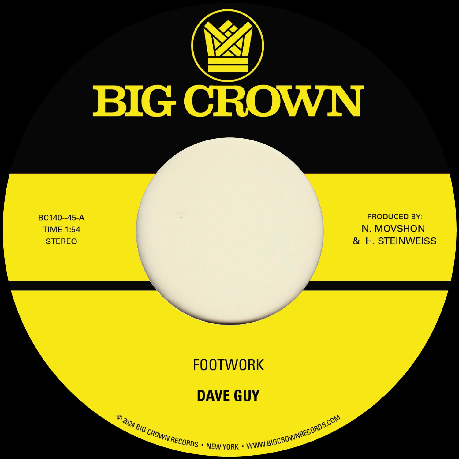 Dave Guy - Footwork b/w Morning Glory [7"]