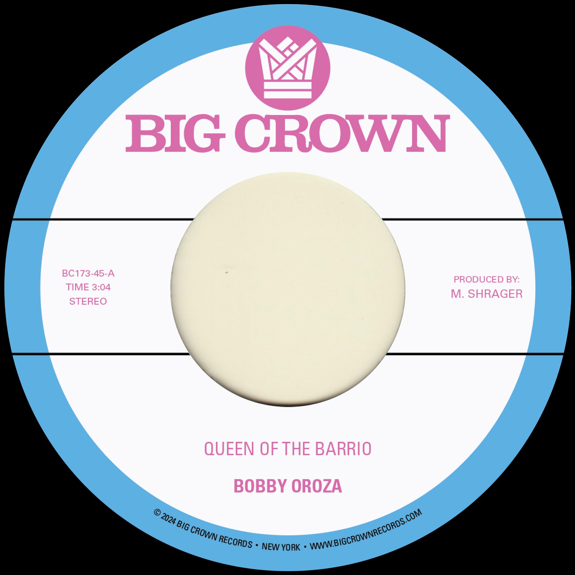 Bobby Oroza - Queen Of The Barrio b/w Goddess [7"]