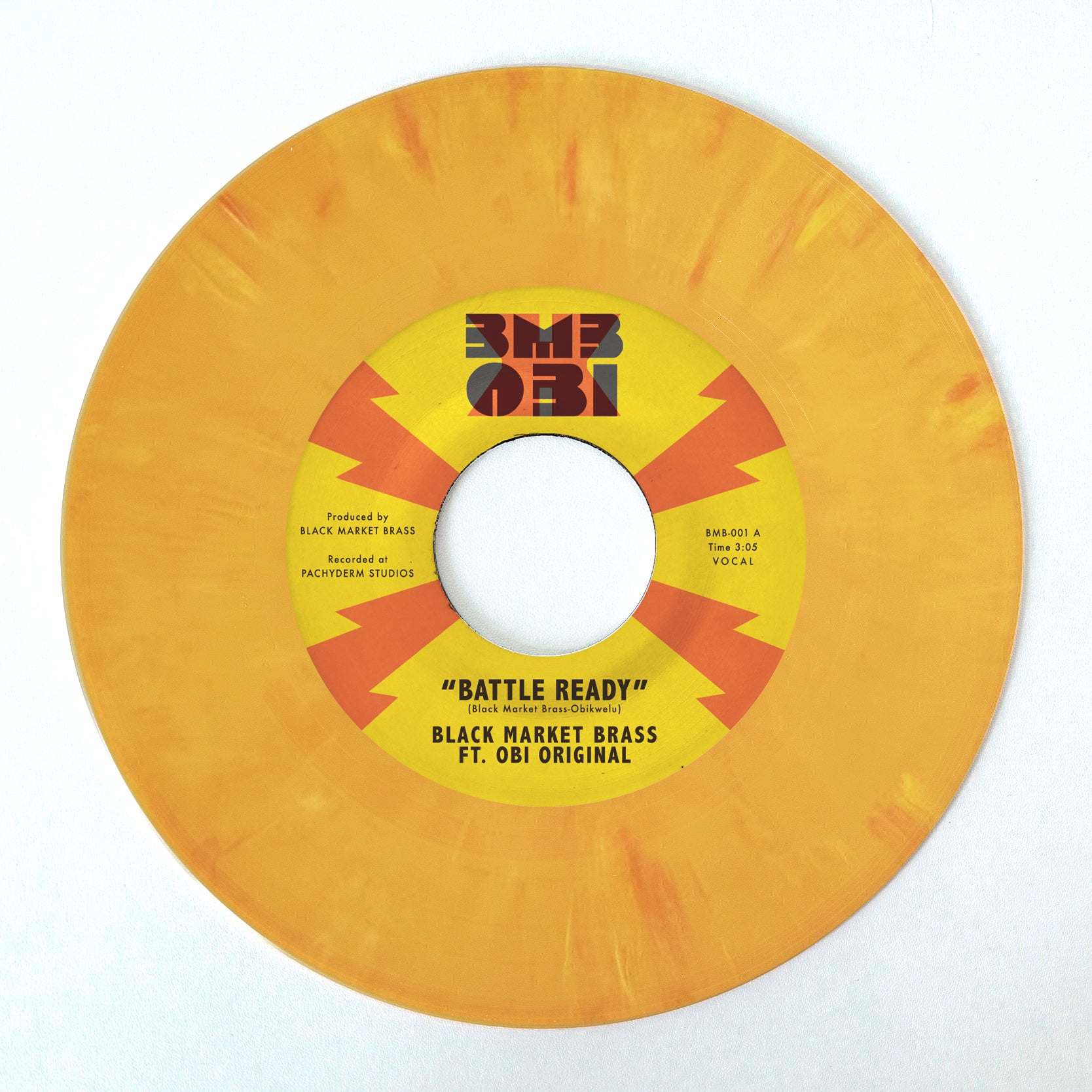 Black Market Brass & Obi Original - Battle Ready / What You Make It [Orange 7" Vinyl]