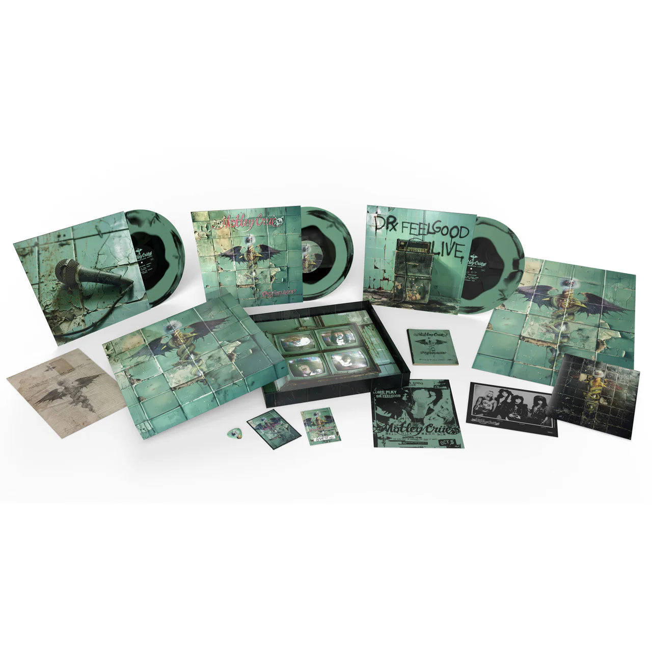 Motley Crue - Dr Feelgood [Deluxe Edition 3-lp Box Set] [Green & Black Vinyl]