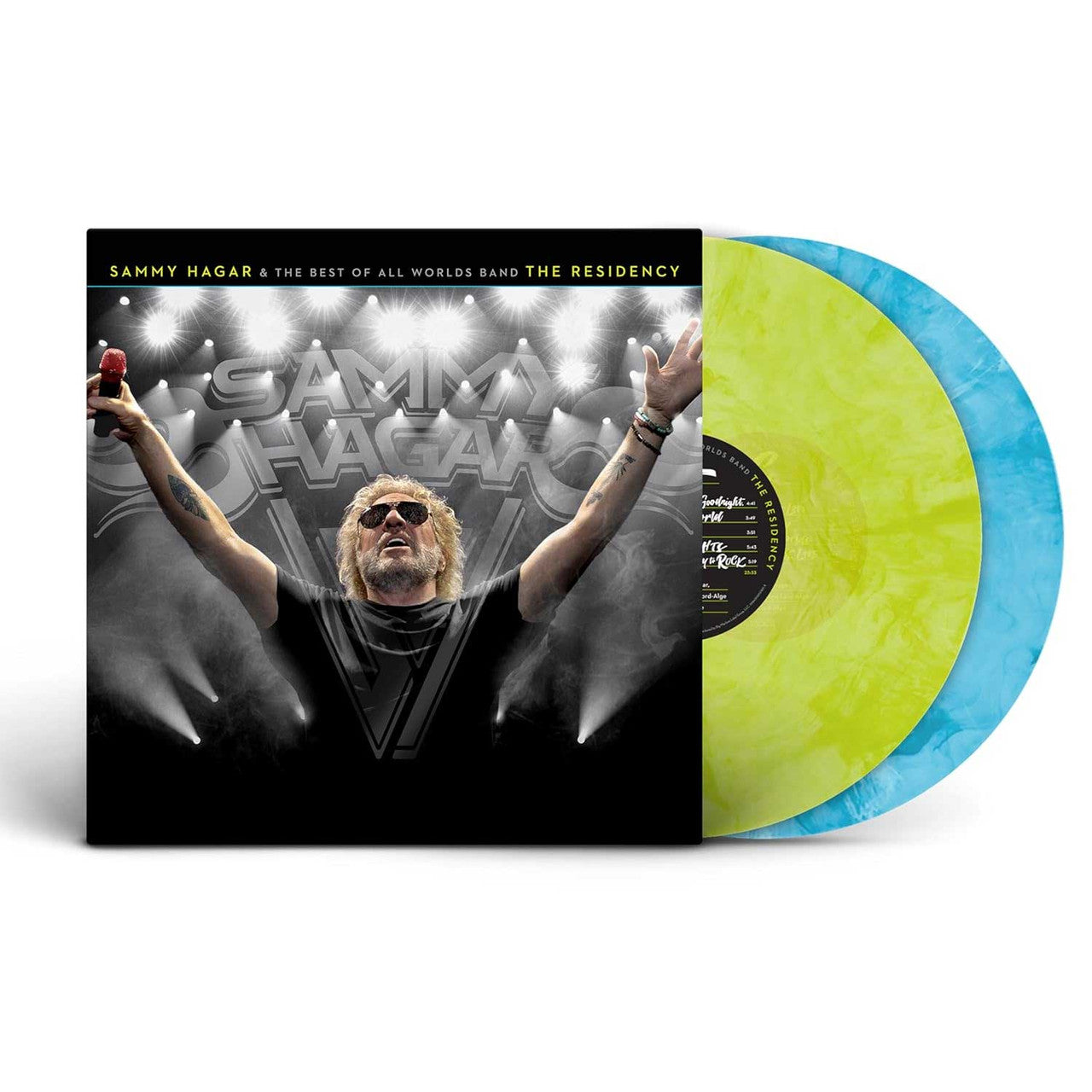 [PRE-ORDER] Sammy Hagar - Sammy Hagar & the Best of All Worlds Band: The Residency [Amplified Lime & Reverb Blue Vinyl] [Release Date: 10/10/2025]