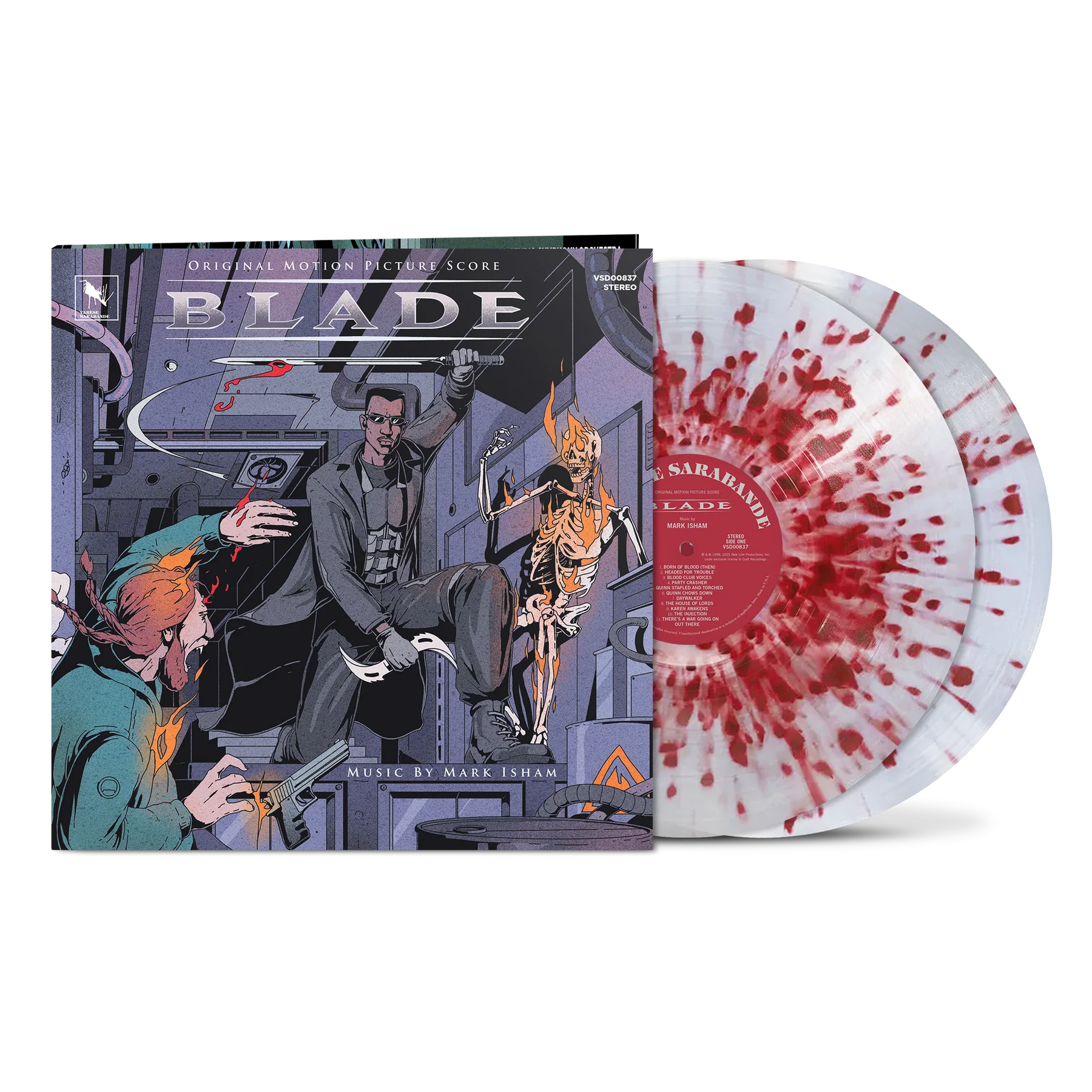 Mark Isham - Blade (Original Soundtrack) [Clear & Red Splatter Vinyl]