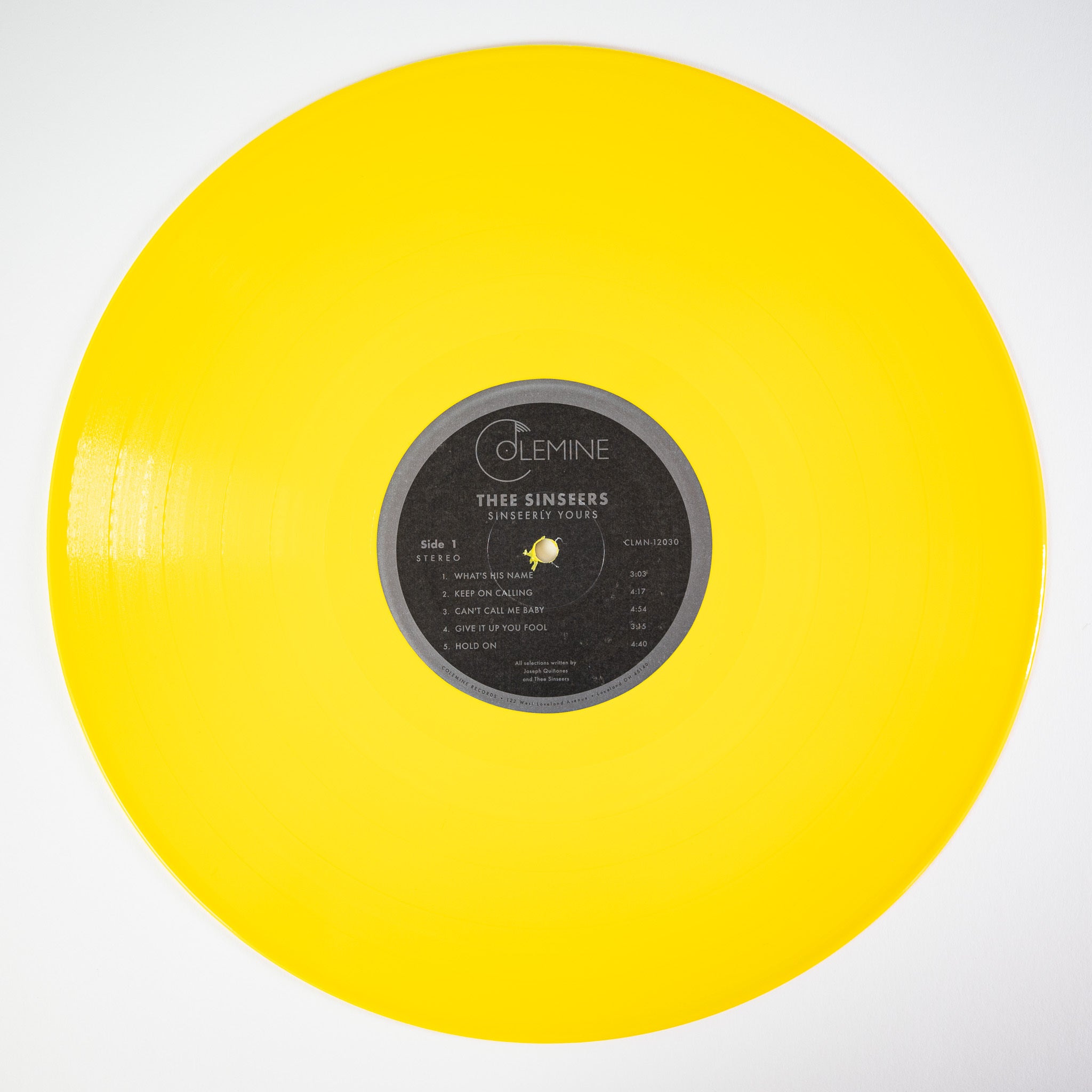 Thee Sinseers - Sinseerly Yours [Opaque Yellow Vinyl]