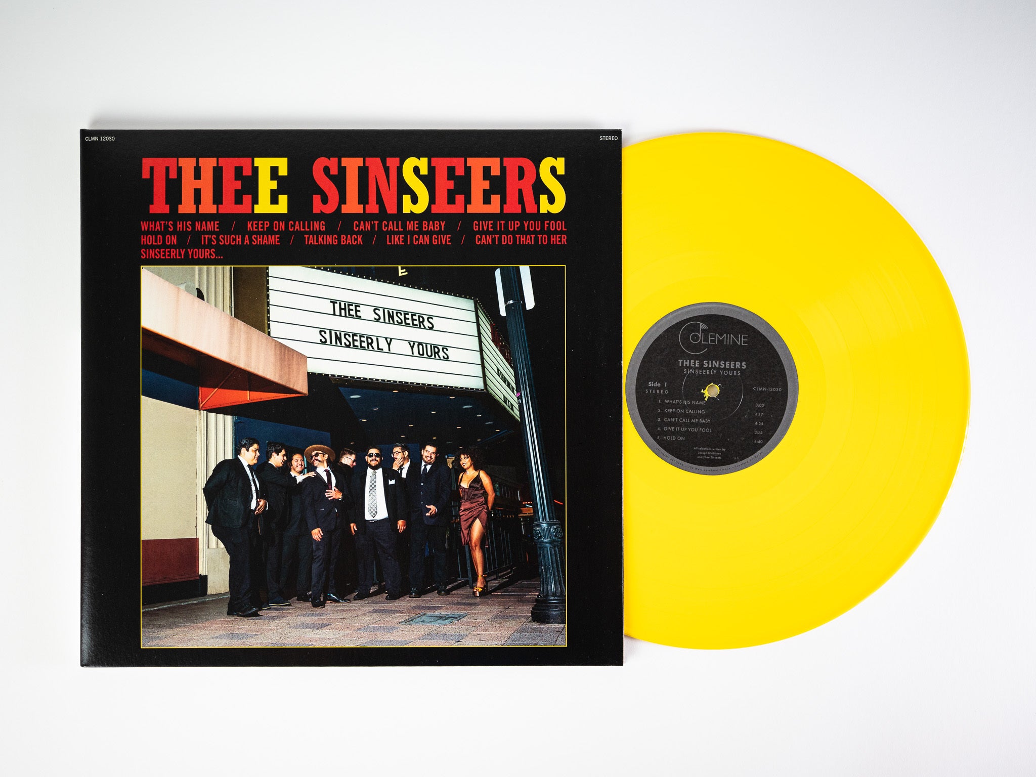 Thee Sinseers - Sinseerly Yours [Opaque Yellow Vinyl]