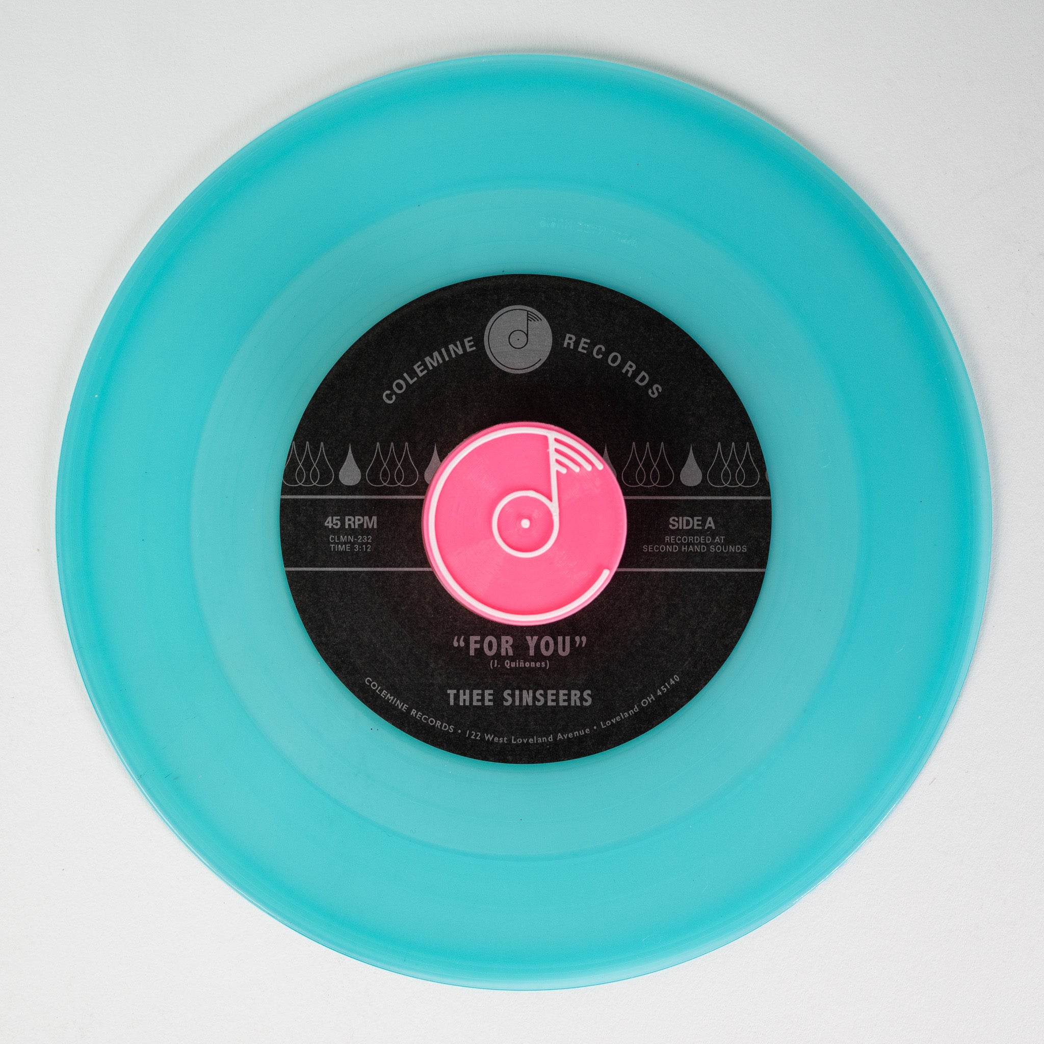 Thee Sinseers - For You / Si Llorarás [Blue 7" Vinyl]