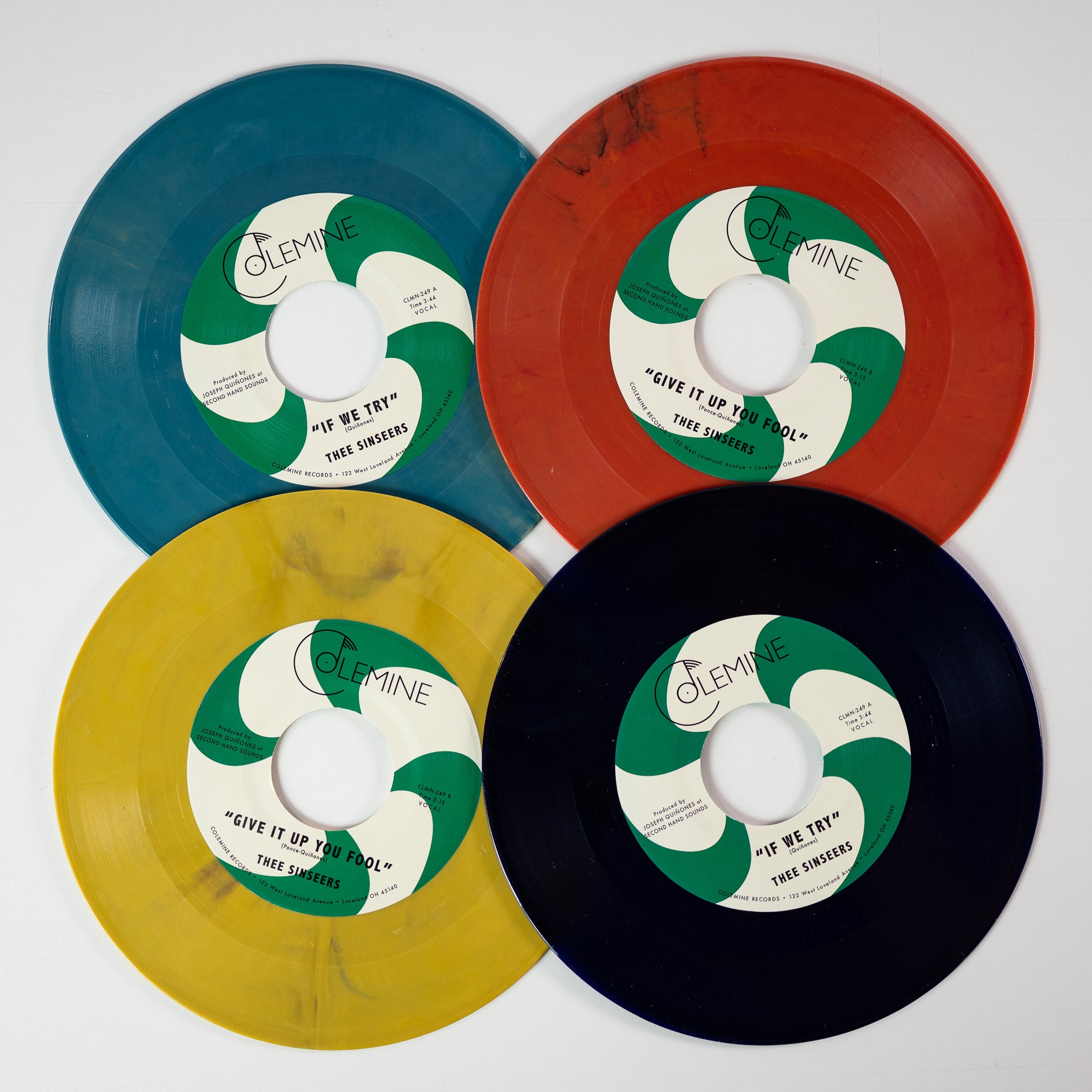 Thee Sinseers - If We Try / Give It Up You Fool [Random Color 7"]