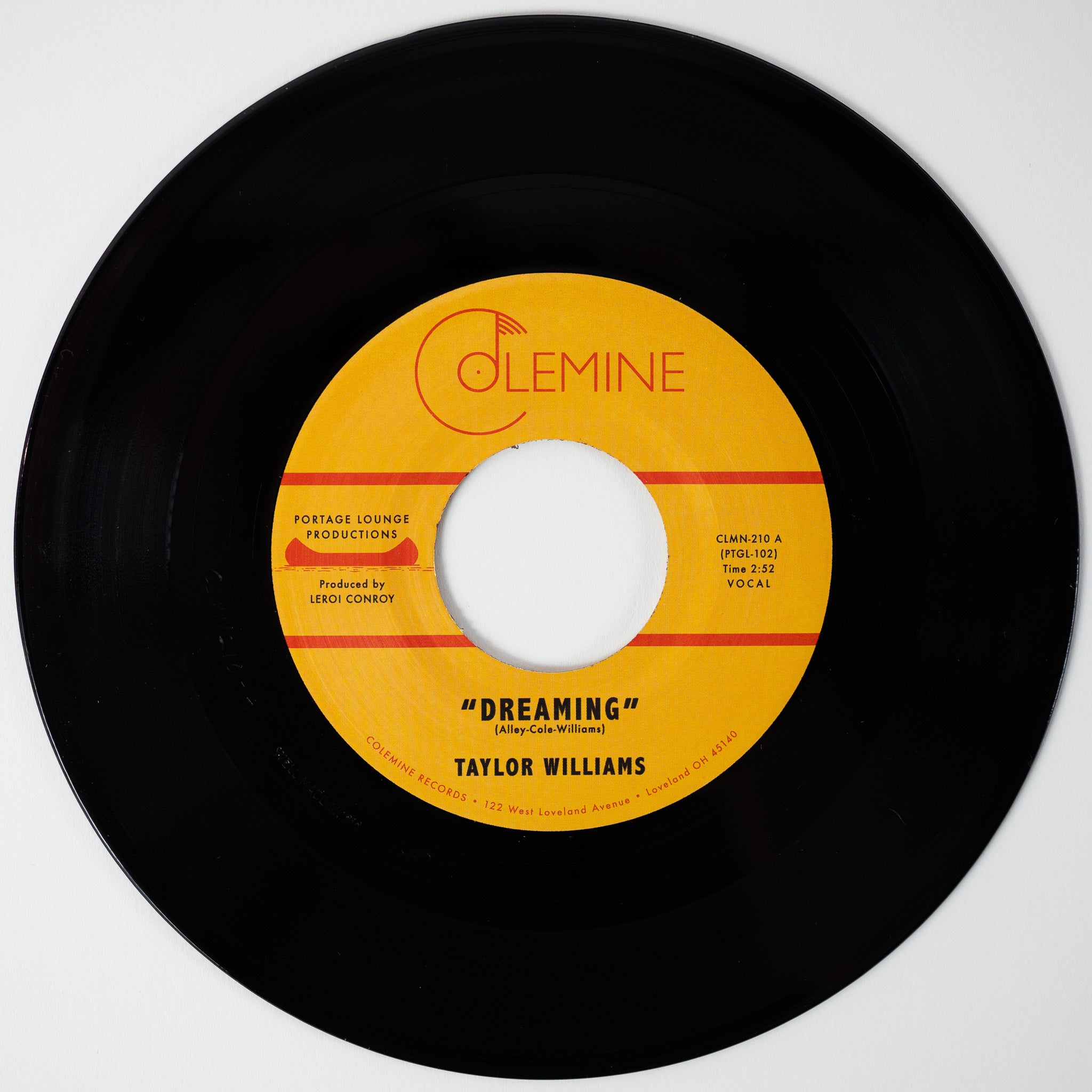 Taylor Williams - Dreaming / What About Me? [7"]