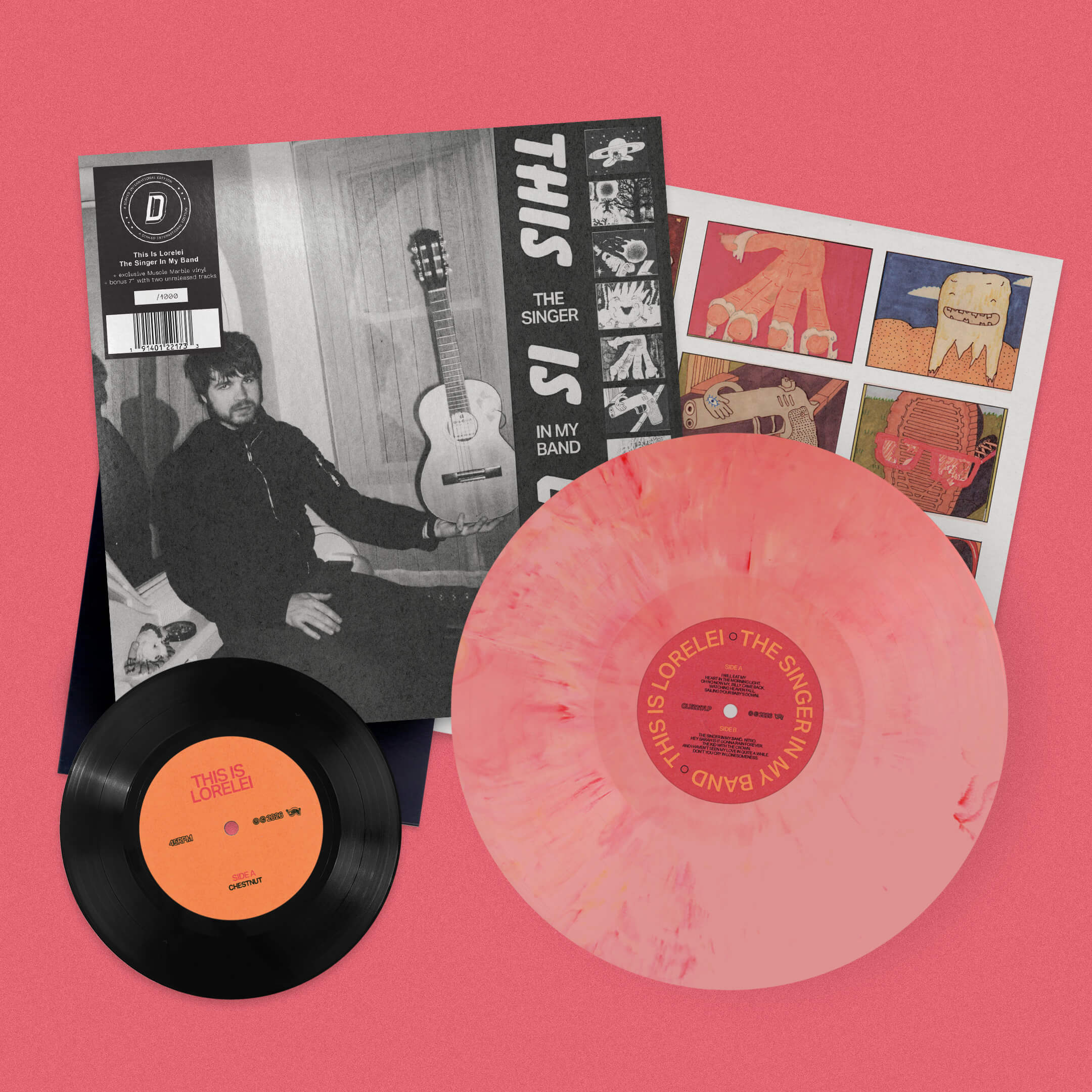 [PRE-ORDER] This Is Lorelei - The Singer In My Band [Orange/Red/White Vinyl + 7"] [Dinked International Edition] [Release Date: 09/11/2026]