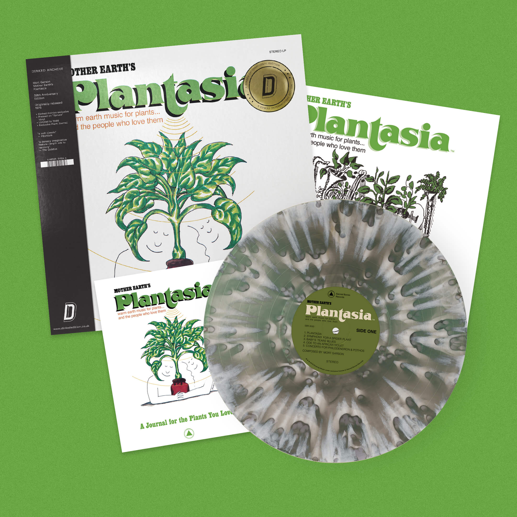 [PRE-ORDER] Mort Garson - Mother Earth's Plantasia (50th Anniversary Edition) [Spruce Colored Vinyl] [Dinked International Edition] [Release Date: 09/04/2026]
