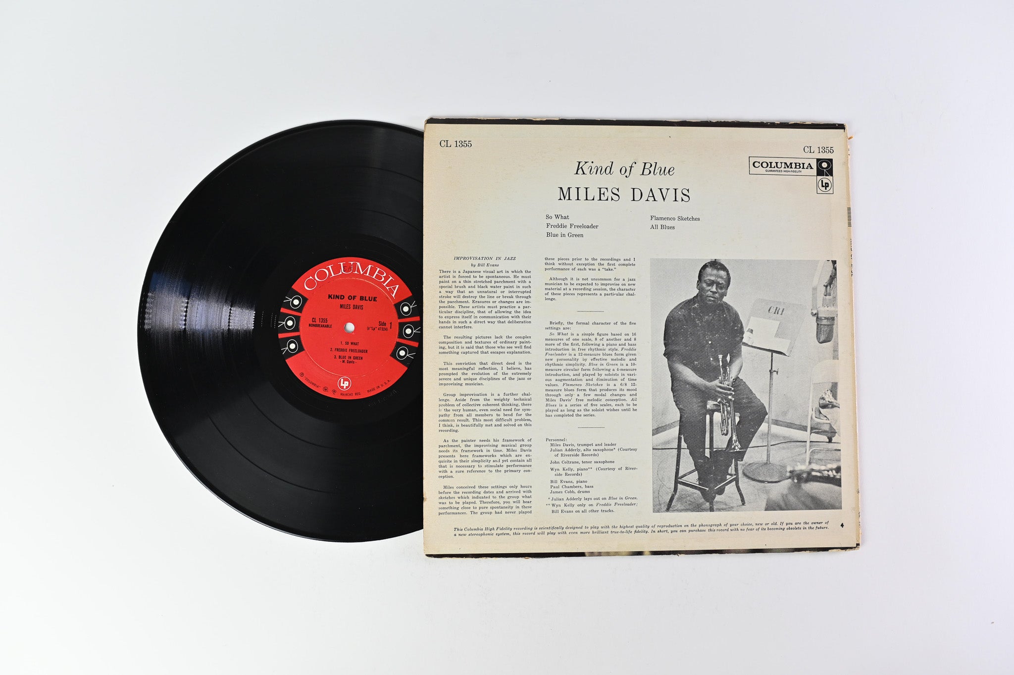 Miles Davis - Kind Of Blue on Columbia Mono 6 Eye