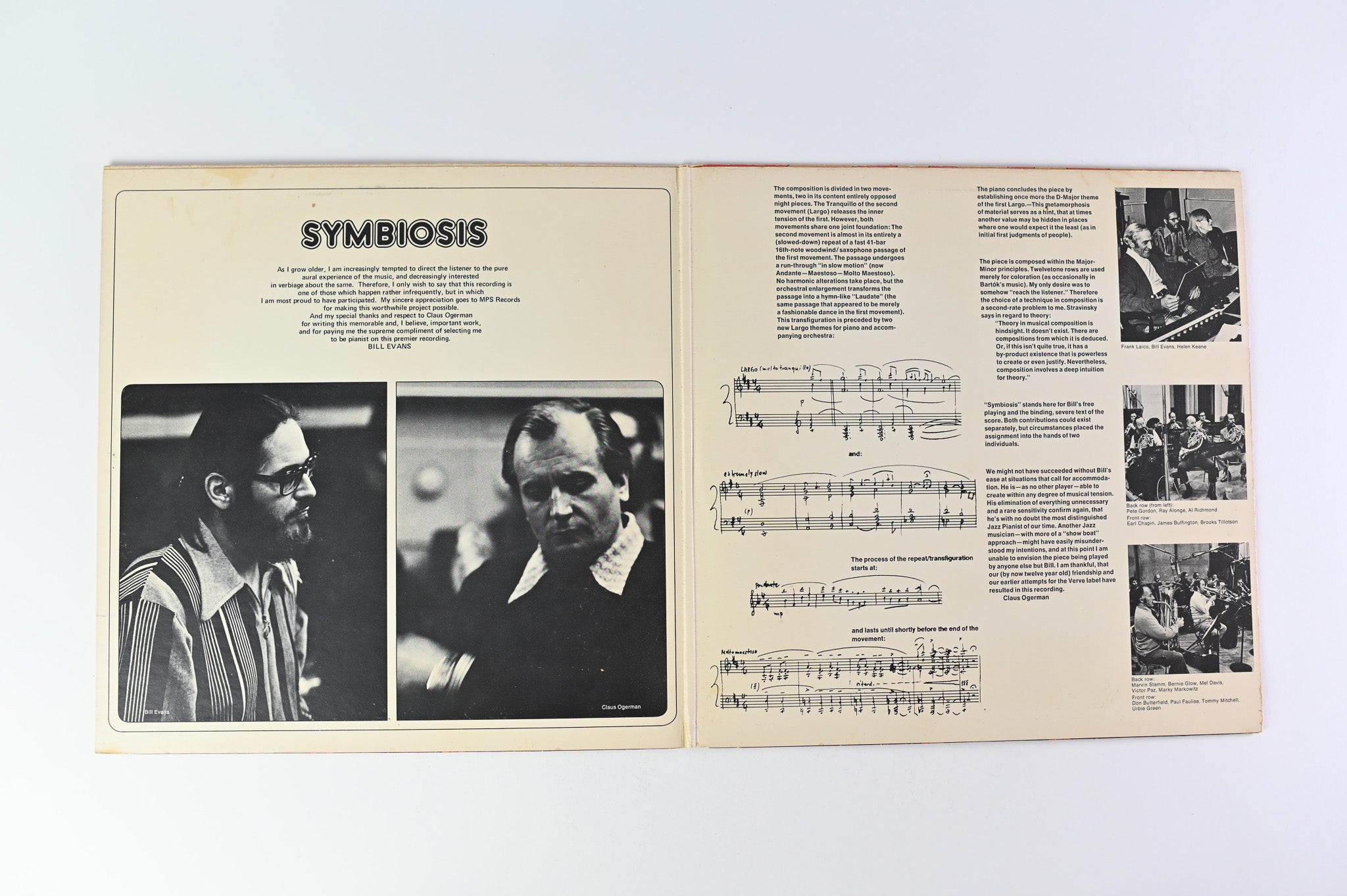 Bill Evans - Symbiosis on MPS Records