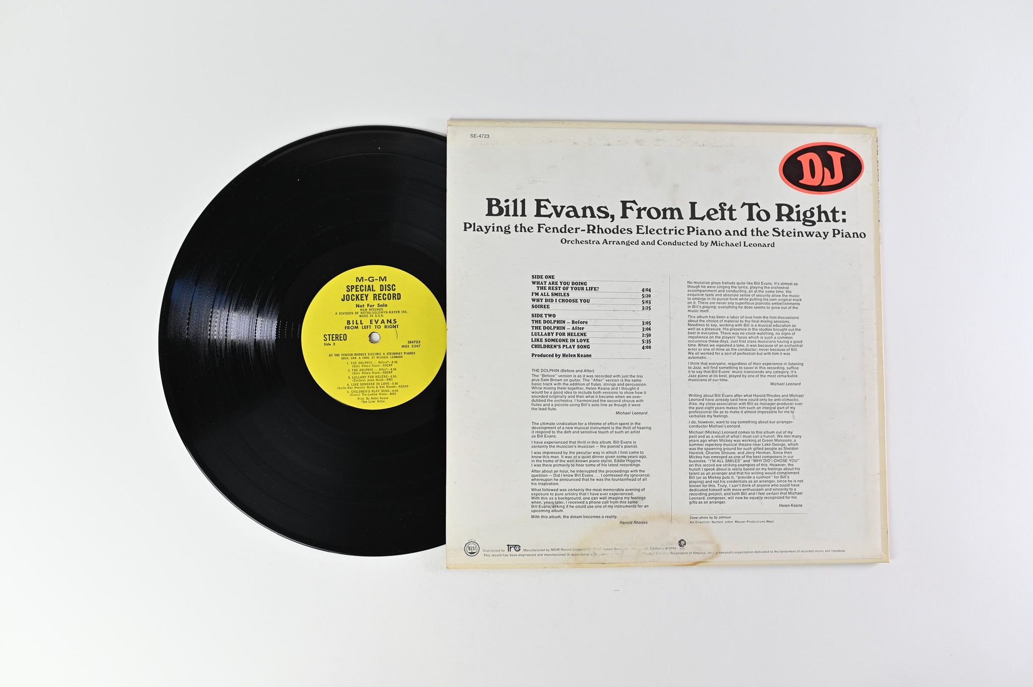 Bill Evans - From Left To Right on MGM Stereo Promo