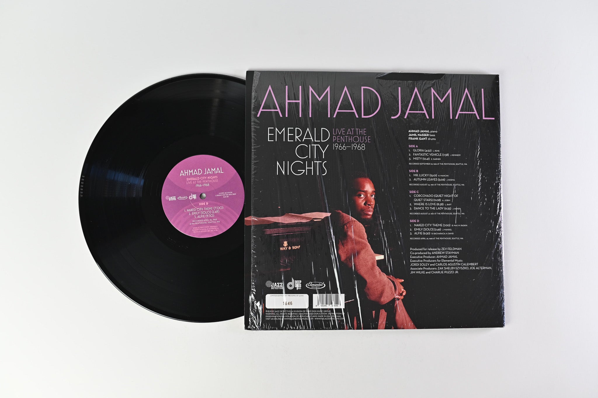 Ahmad Jamal - Emerald City Nights: Live At The Penthouse (1966-1968) on Jazz Detective RSD Black Friday 2023 Ltd Numbered