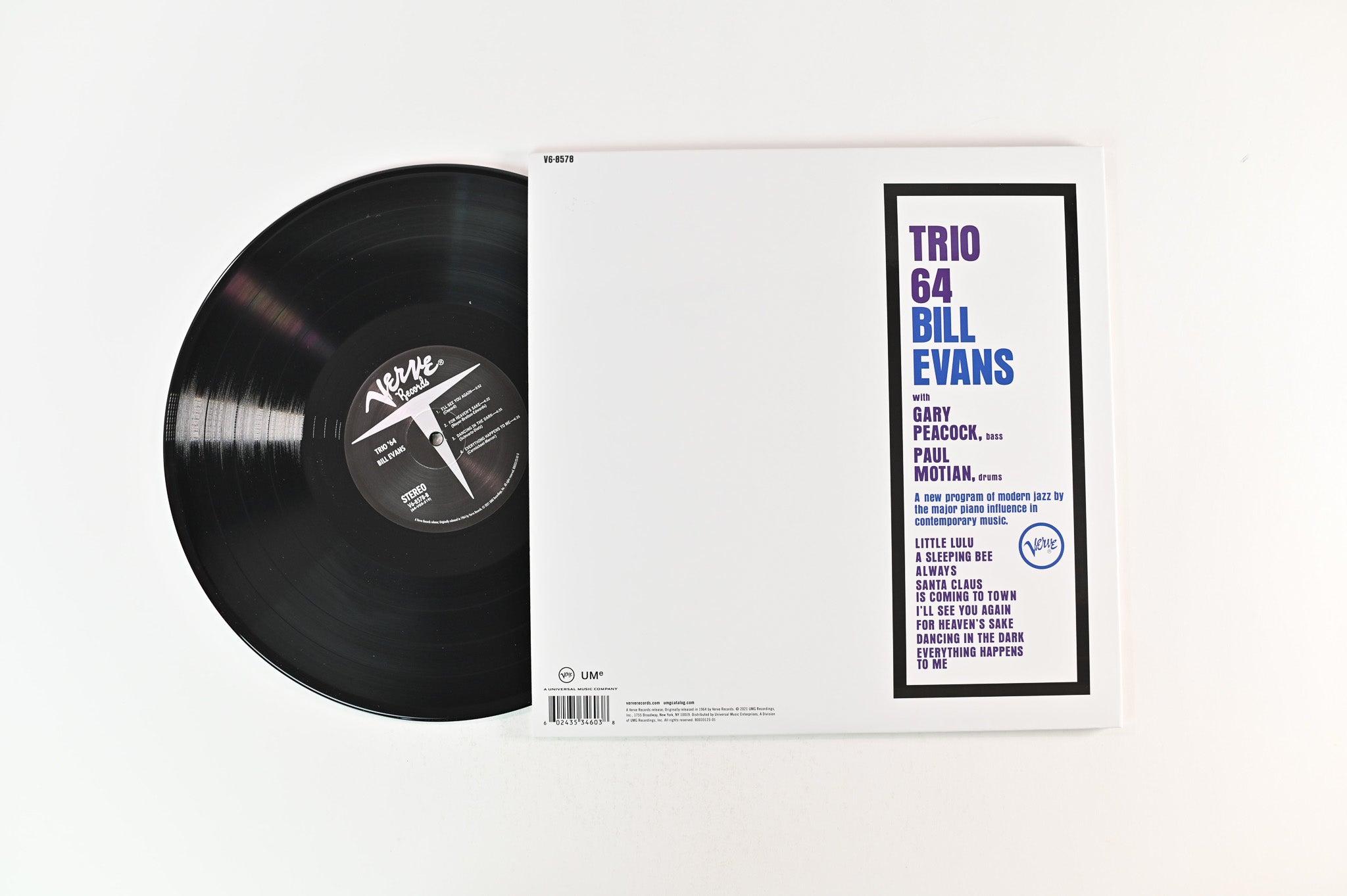 Bill Evans - Trio 64 on Verve Acoustic Sounds Series 180 Gram Reissue