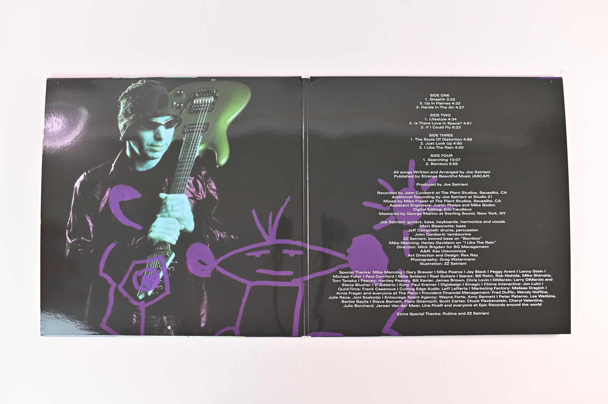 Joe Satriani - Is There Love In Space? on Music on Vinyl Ltd Numbered Purple Vinyl Reissue