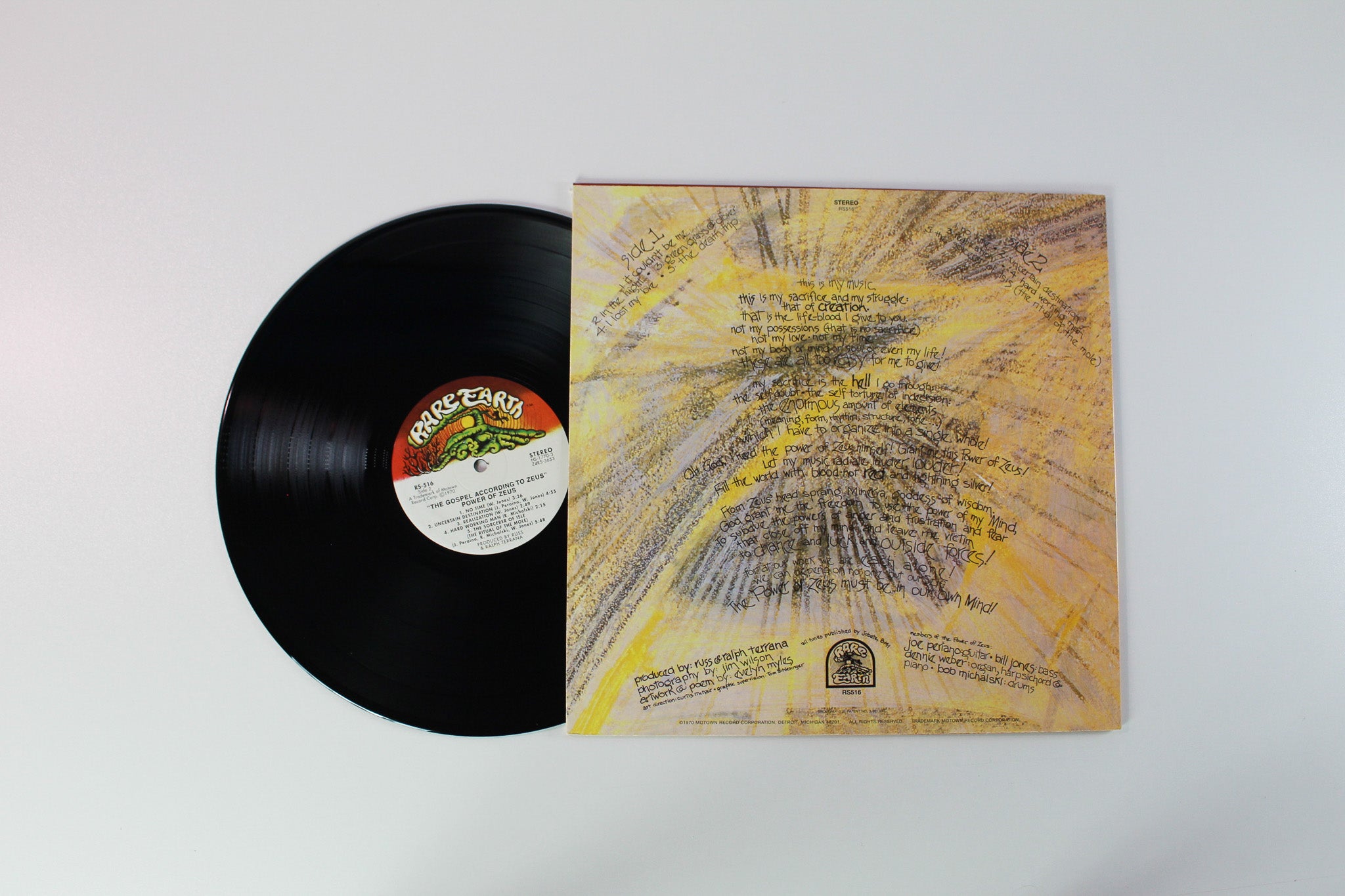 Power Of Zeus - The Gospel According To Zeus on Rare Earth Reissue