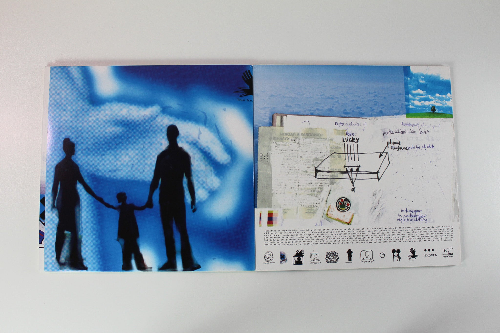 Radiohead - OK Computer OKNOTOK 1997 2017 on XL Recording Ltd Blue Opaque Vinyl Reissue