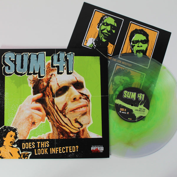 Sum 41 - Does This Look Infected? on SRC Vinyl Ltd Clear w/ Marbled Gr