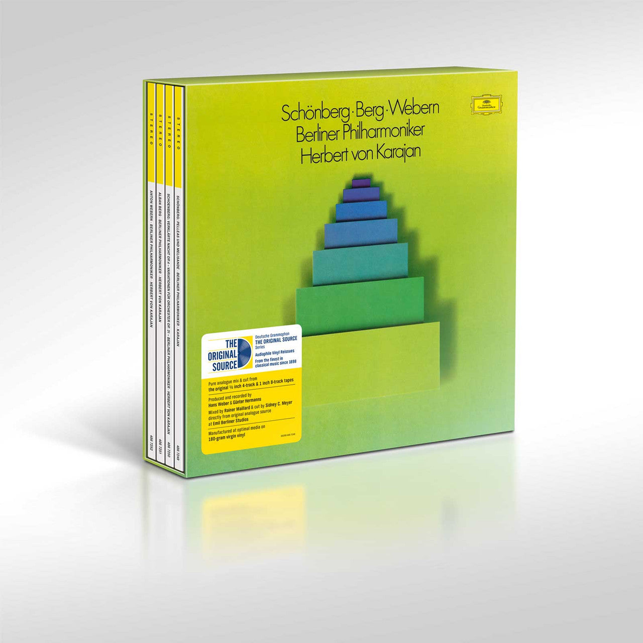 Herbert von Karajan - Schoenberg, Berg, Webern [Original Source Series] [Numbered 4-lp Box Set]