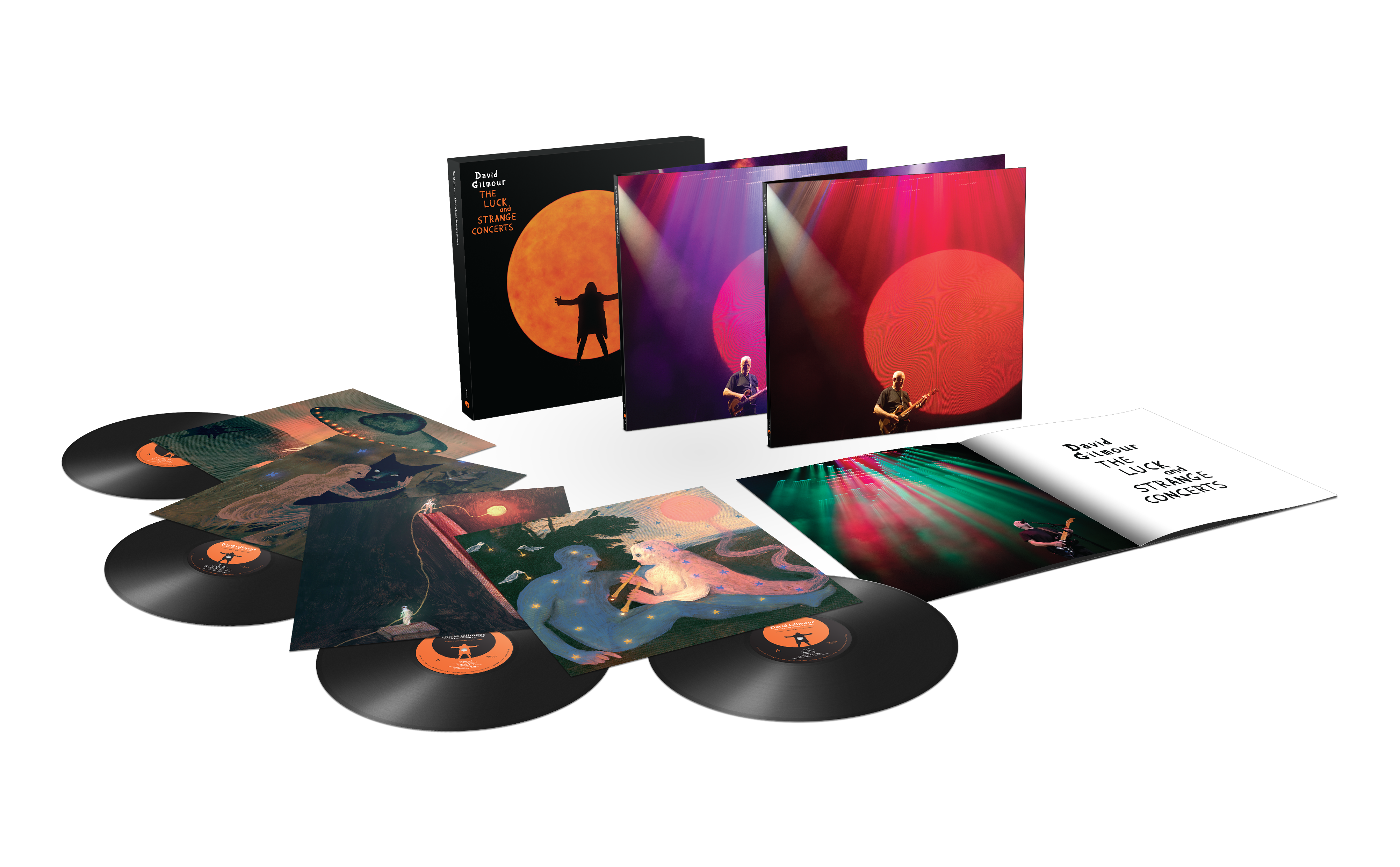 [PRE-ORDER] David Gilmour - The Luck And Strange Concerts [4-lp Box Set] [Release Date: 10/17/2025]