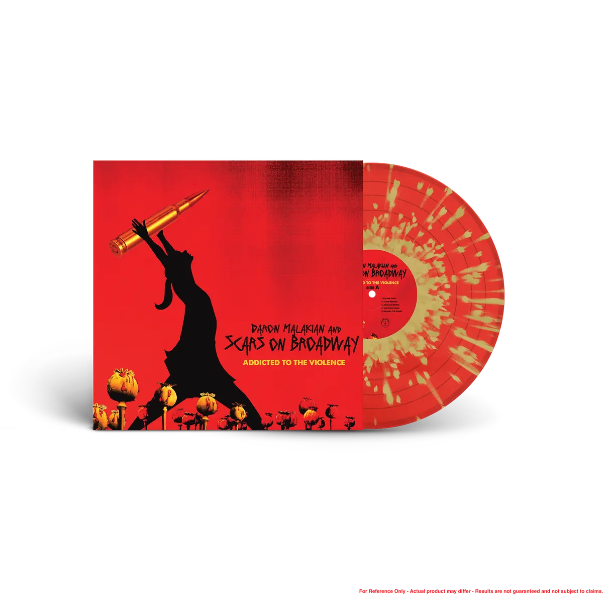 Daron Malakian and Scars On Broadway - Addicted To Violence [Indie-Exclusive Ruby Red With Gold Splatter Vinyl]