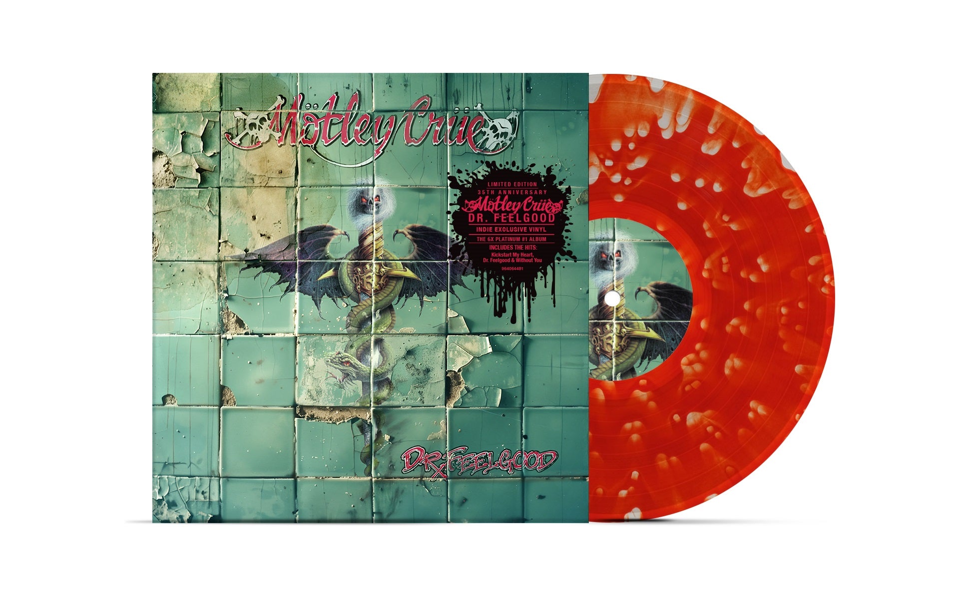 Motley Crue - Dr. Feelgood [Indie-Exclusive Clear Red Vinyl]