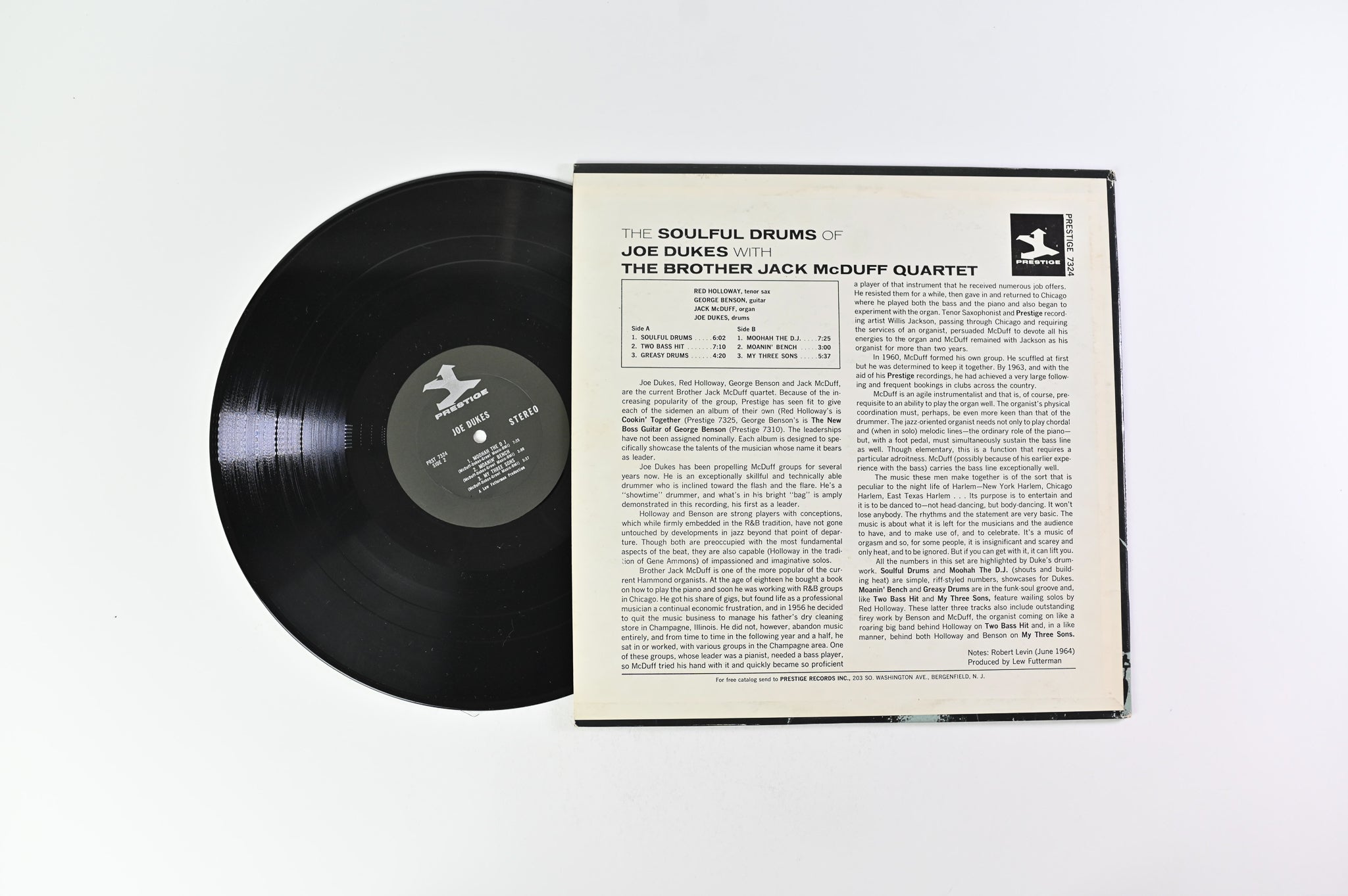 Joe Dukes - The Soulful Drums Of Joe Dukes With The Brother Jack McDuff Quartet on Prestige