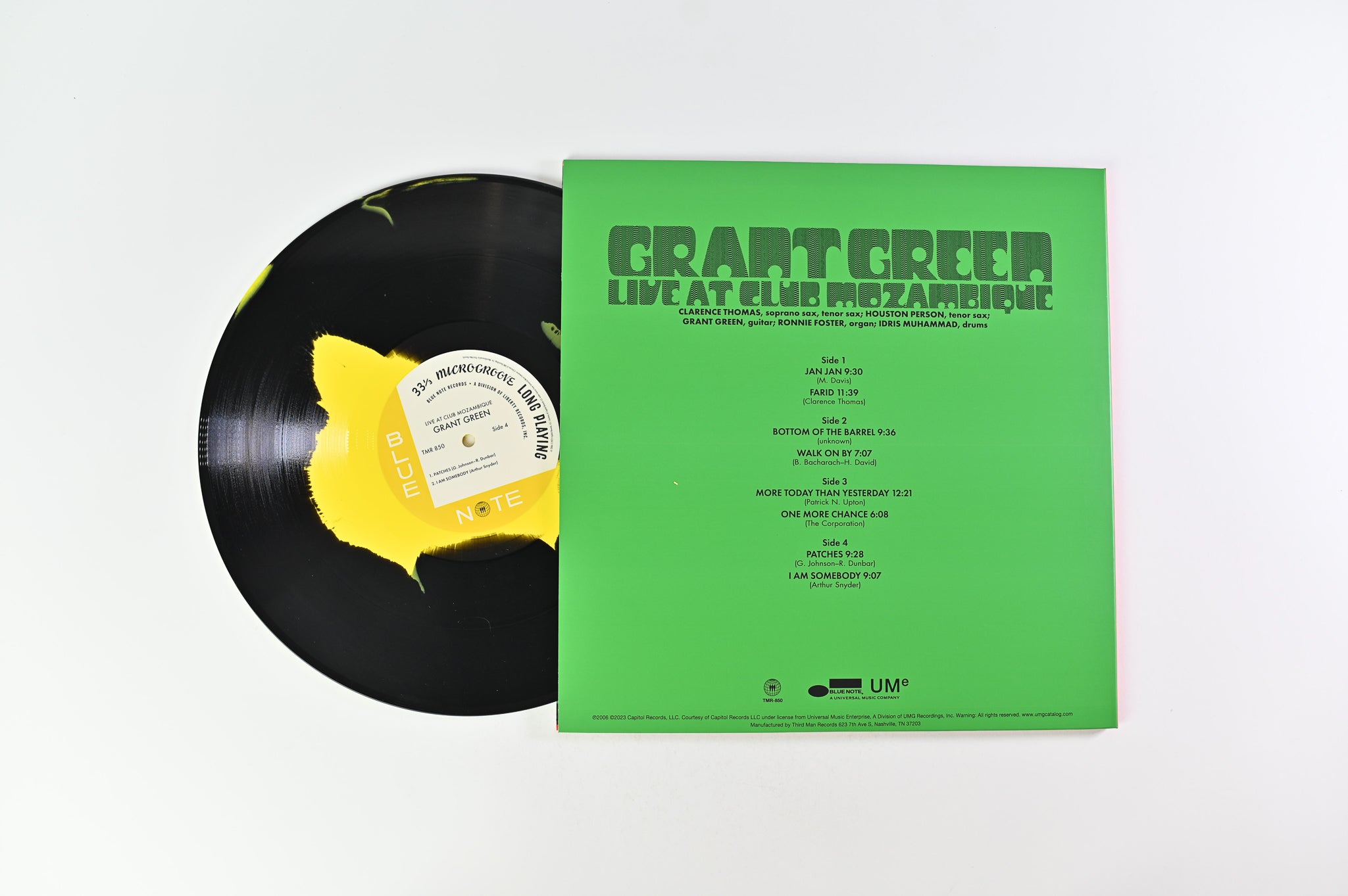 Grant Green - Live At Club Mozambique on Third Man Records - Yellow in Black Vinyl