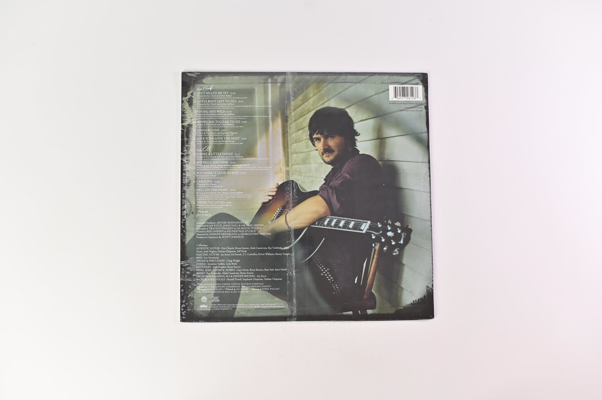 Eric Church - Carolina on Capitol Records Nashville - White Vinyl - Sealed