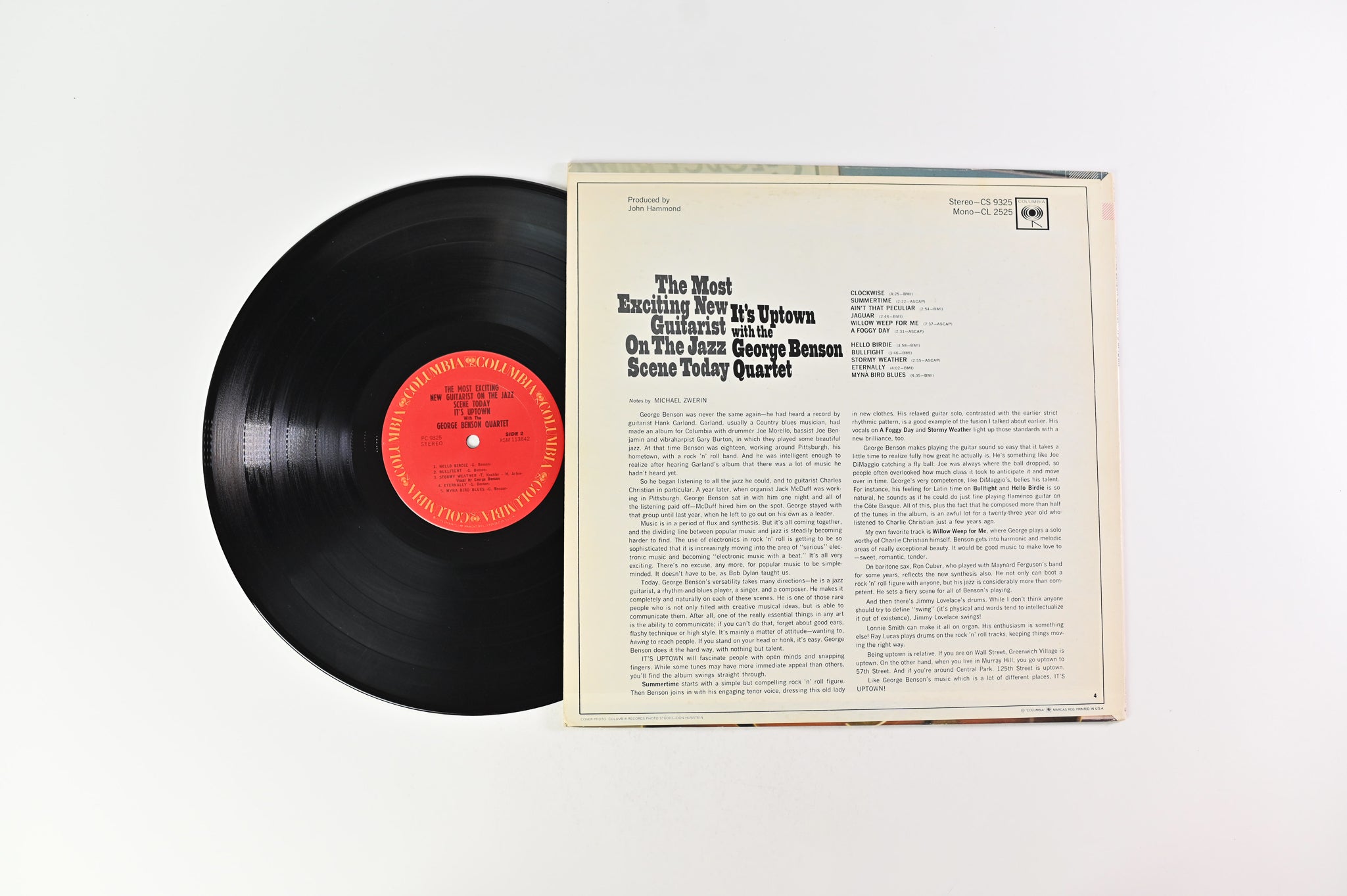 The George Benson Quartet - It's Uptown on Columbia