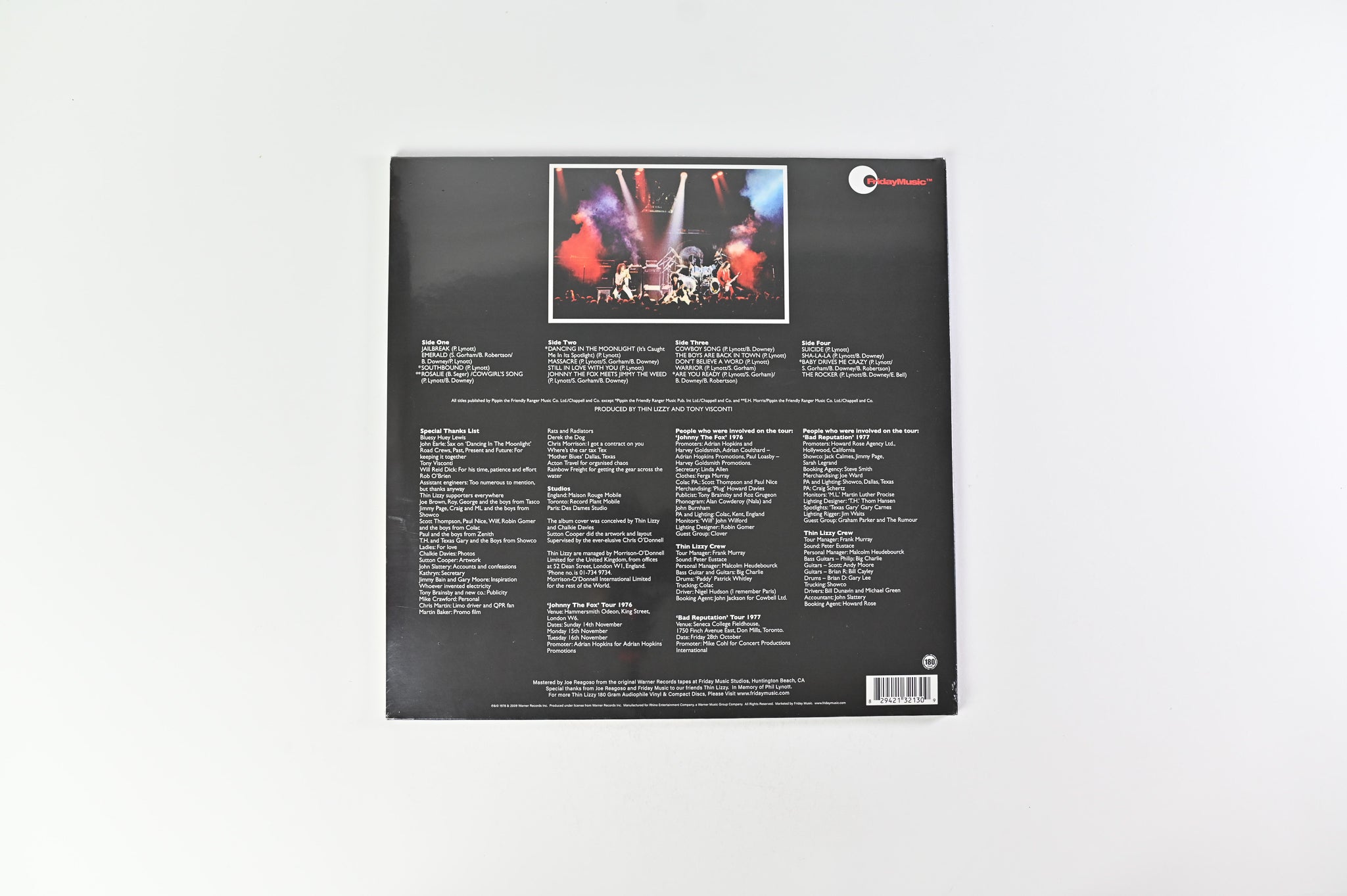 Thin Lizzy - Live And Dangerous on Friday Music - Red Vinyl Sealed