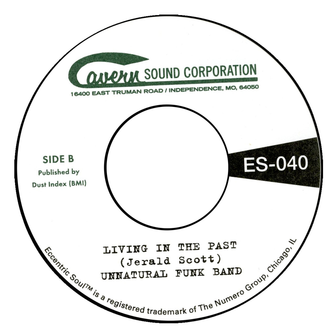 Unnatural Funk Band - Strange Happenings b/w Living In The Past [7"] [Natural Grass Vinyl]