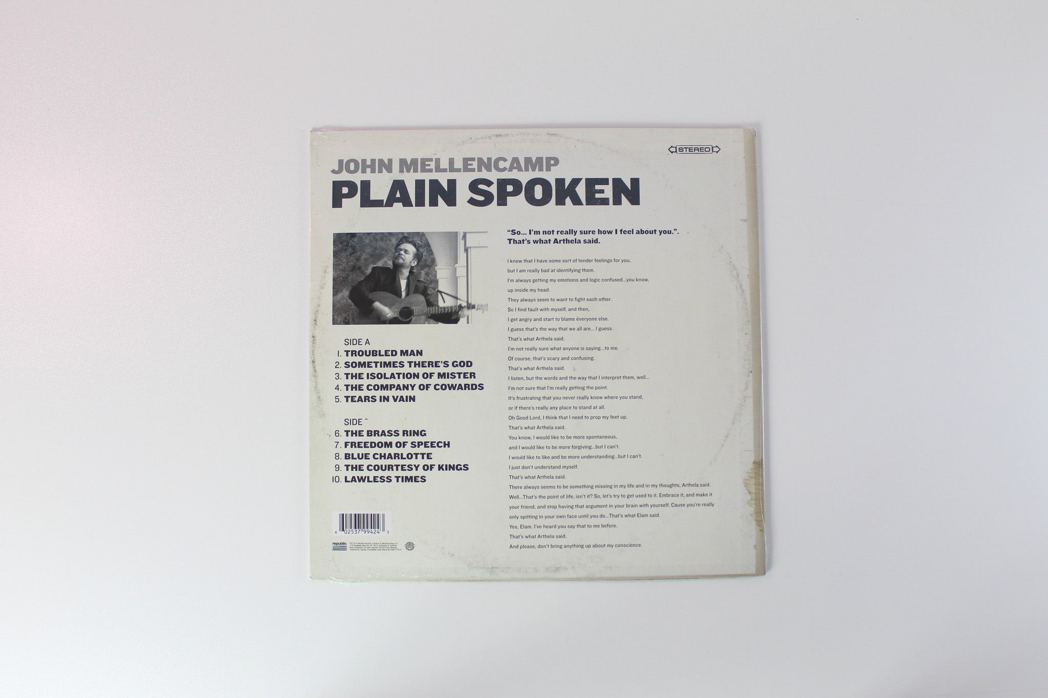 John Cougar Mellencamp - Plain Spoken on Republic Records - Sealed