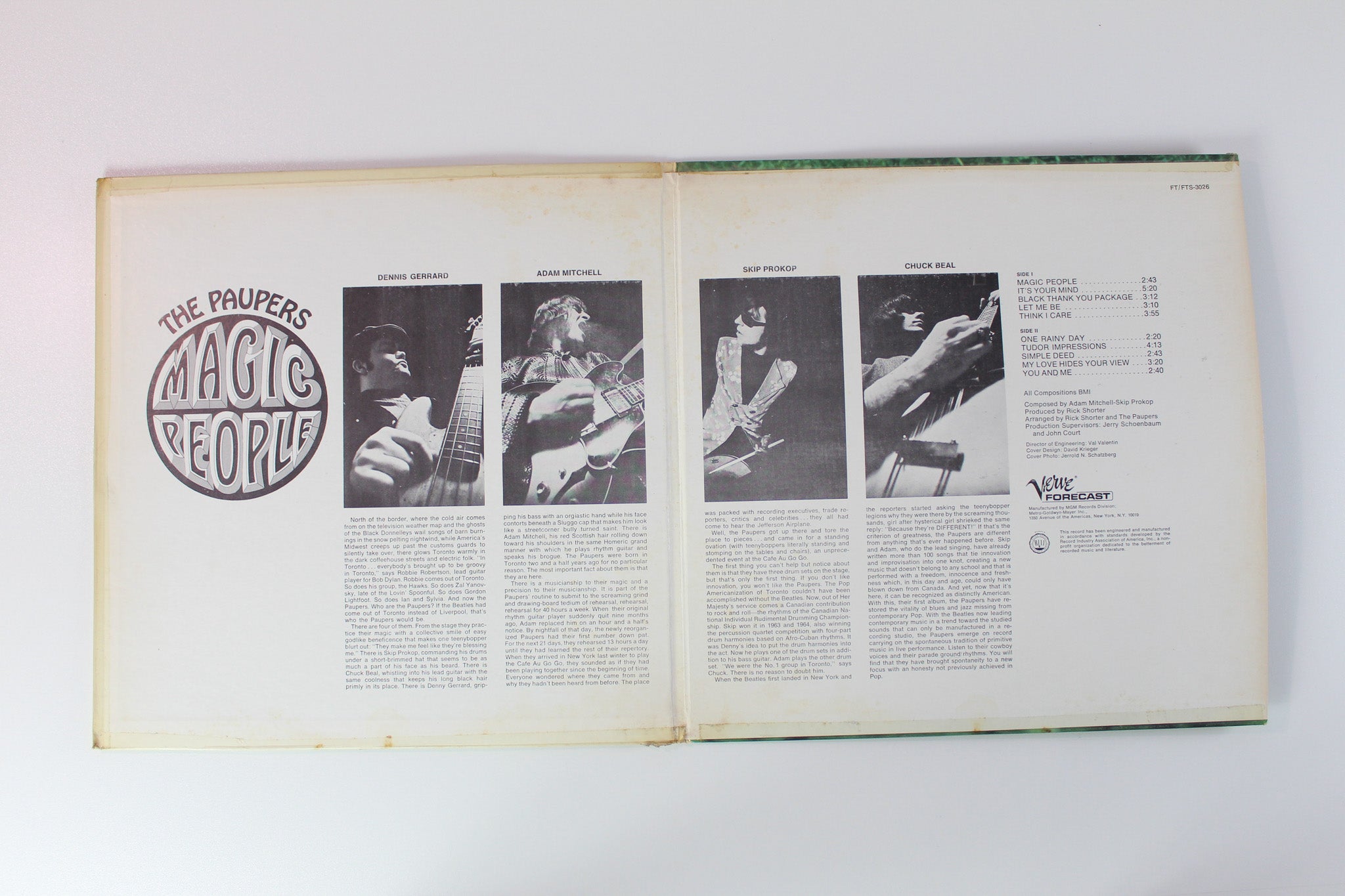 The Paupers - Magic People on Verve Forecast