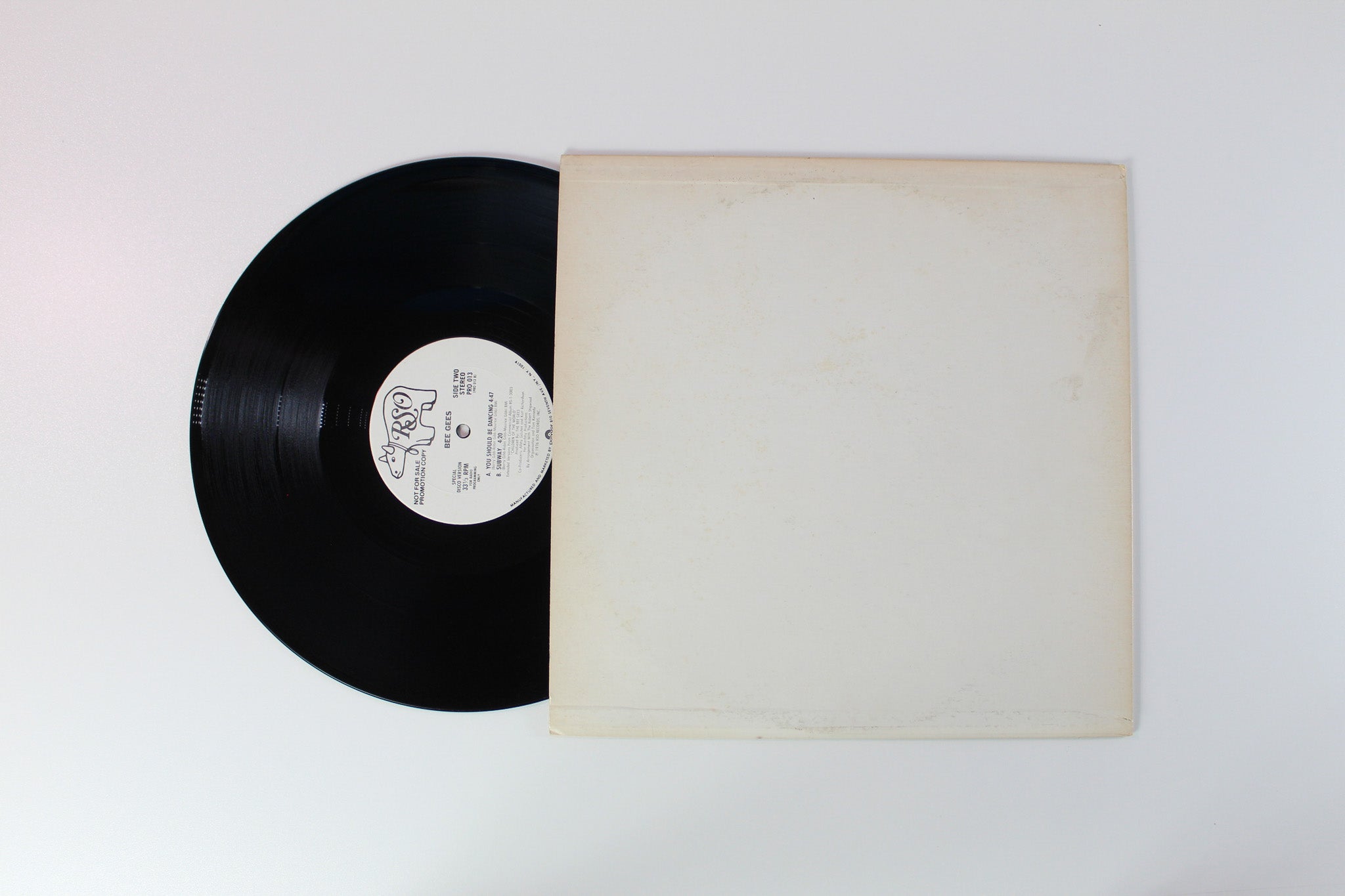 Bee Gees - Boogie Child / You Stepped Into My Life / You Should Be Dancing / Subway on RSO - Promo 12"