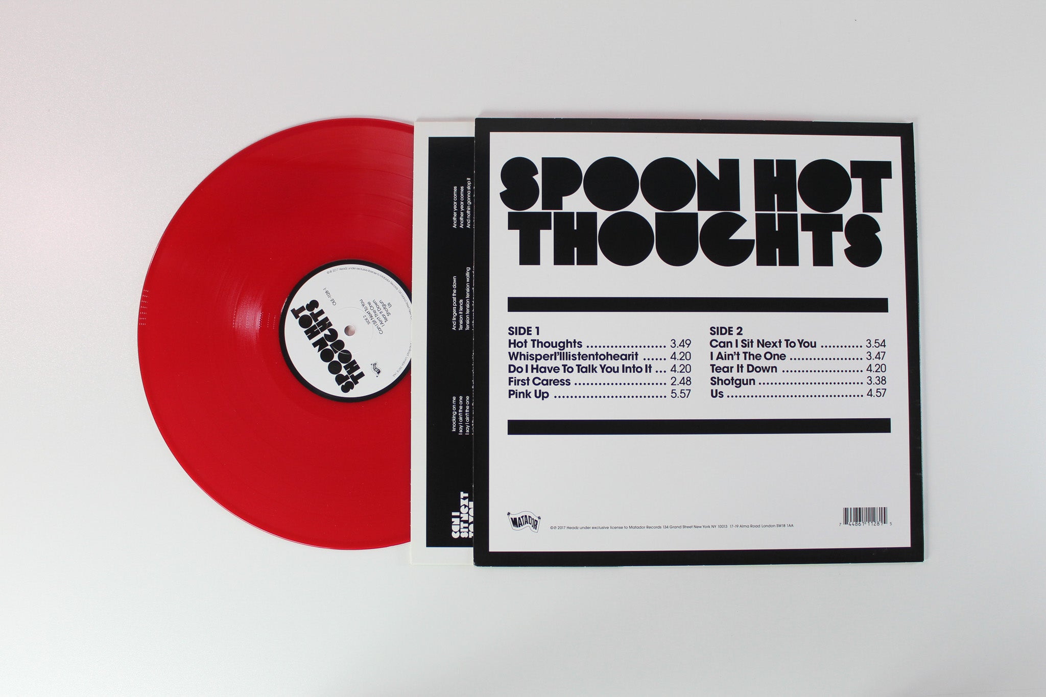 Spoon - Hot Thoughts on Matador - Red Vinyl
