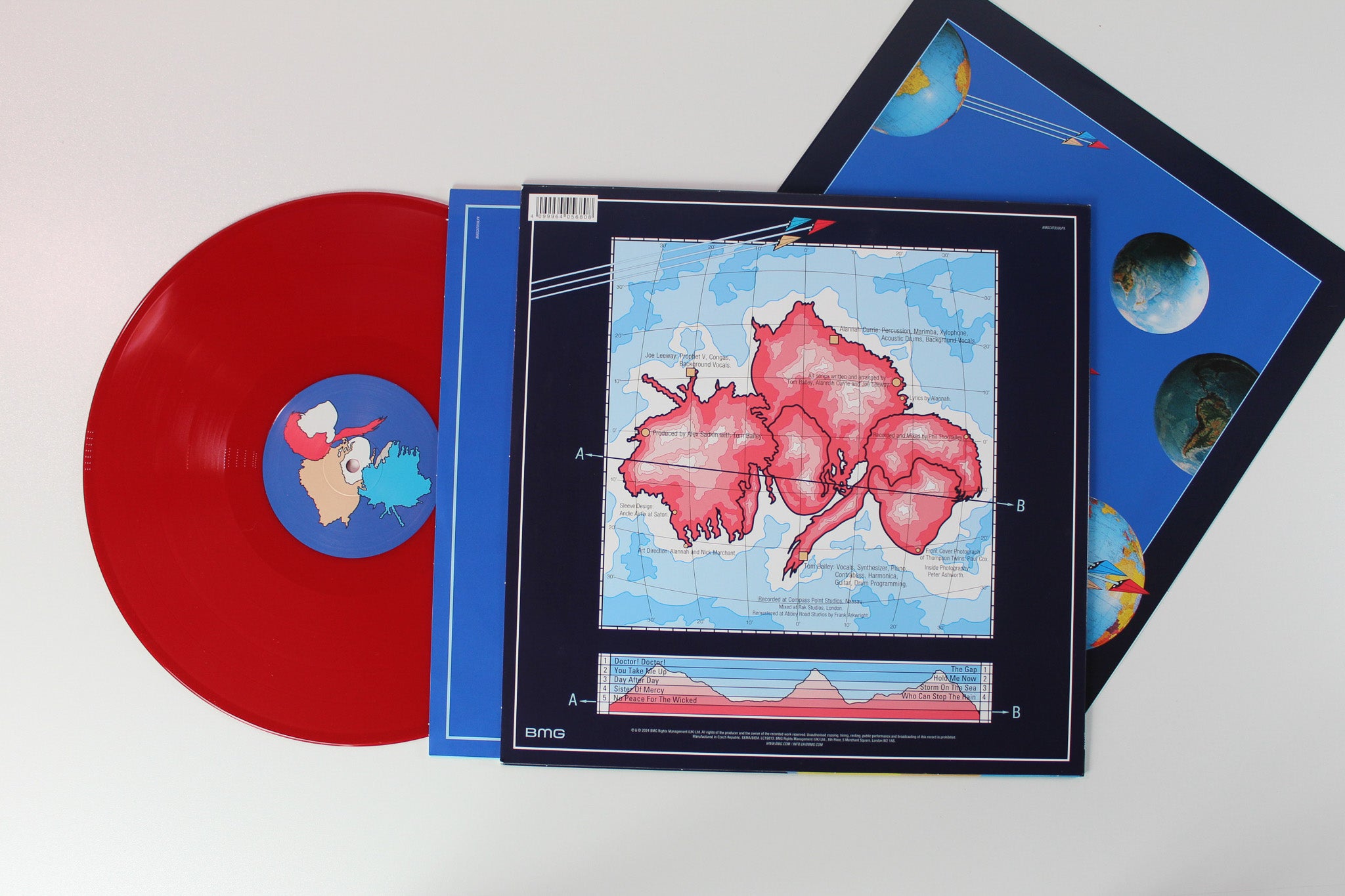 Thompson Twins - Into The Gap on BMG - Red Vinyl