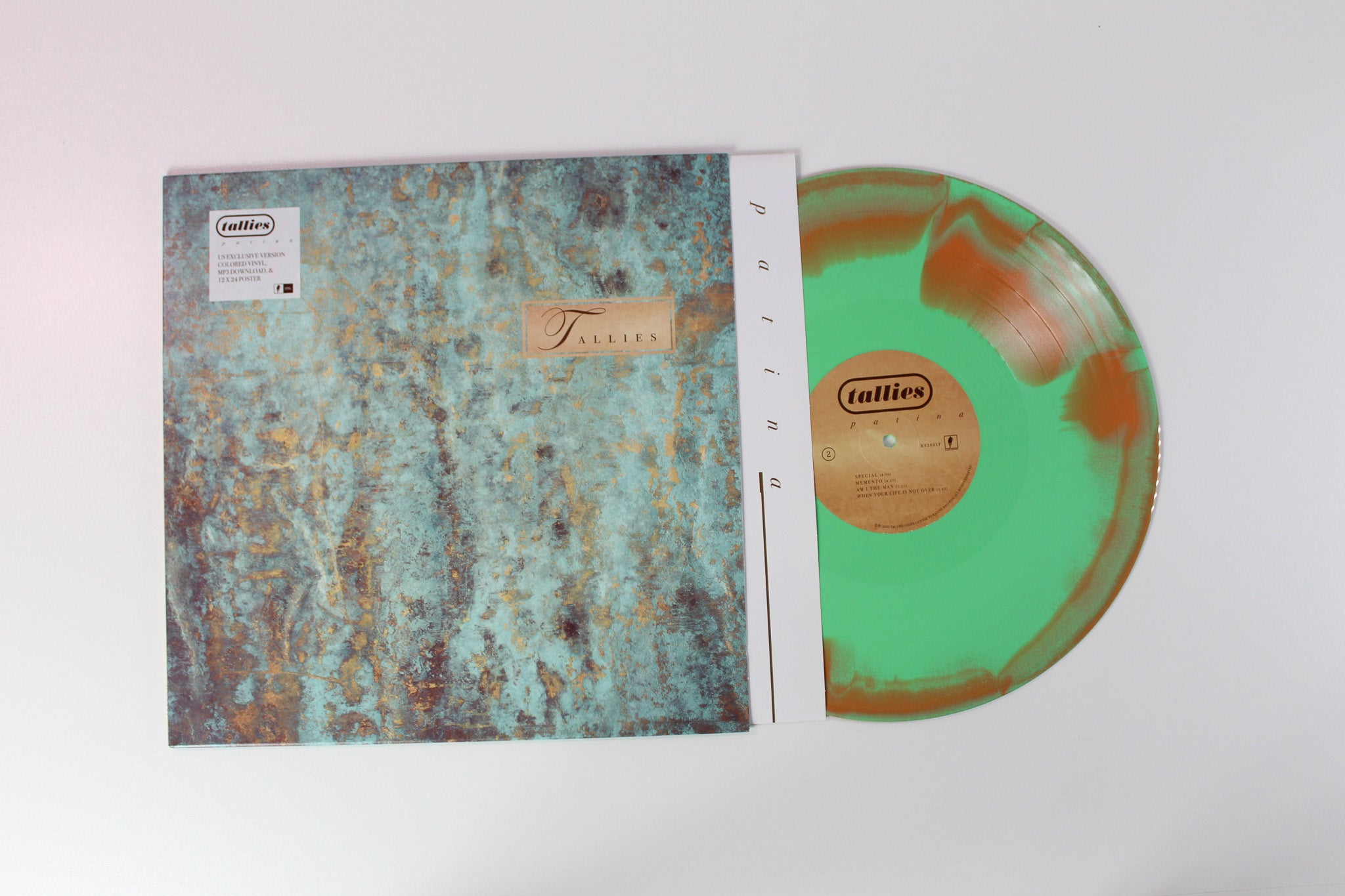 Tallies - Patina on Kanine Records - Green / Orange Vinyl