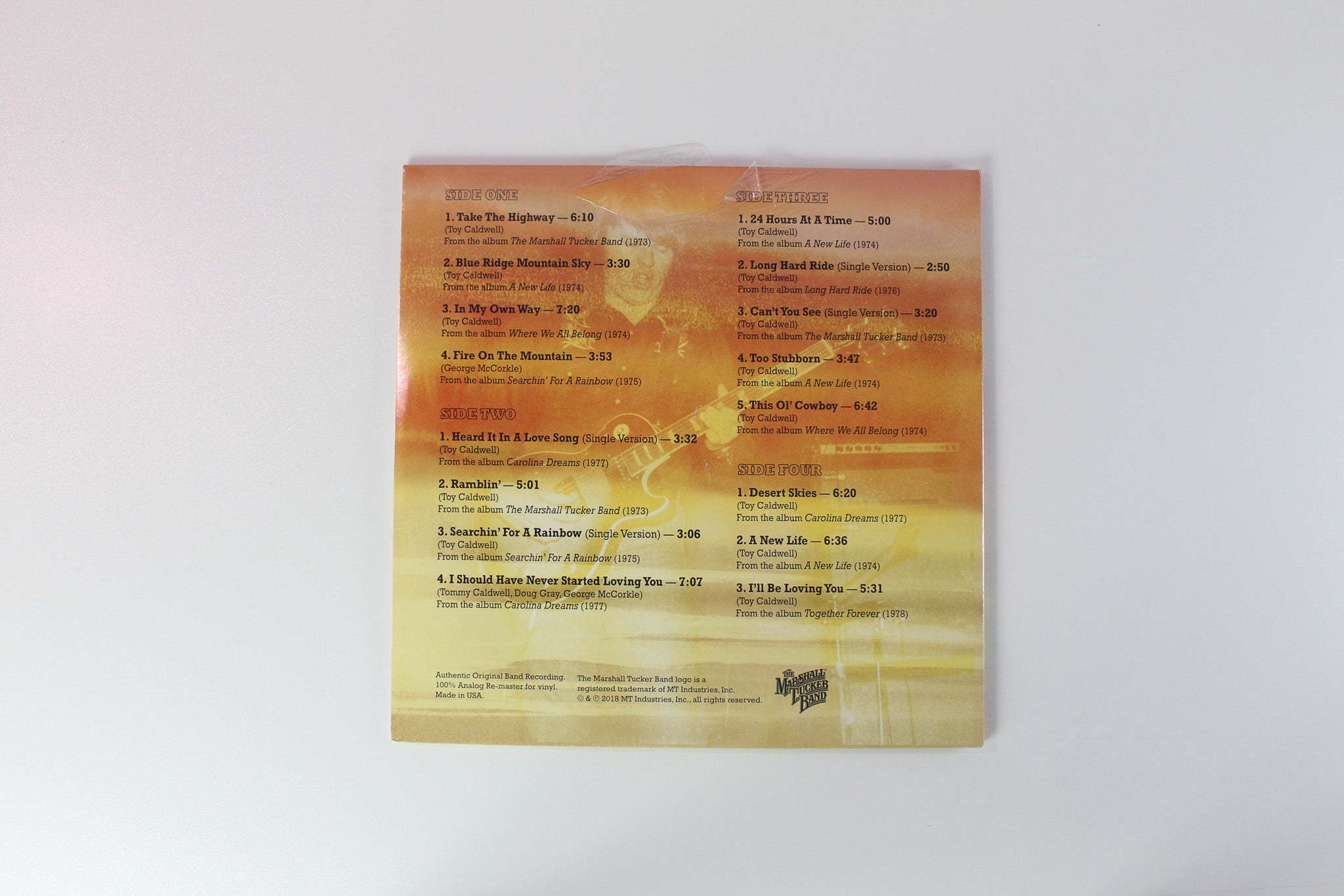 The Marshall Tucker Band - Greatest Hits on Ramblin' Records - Sealed