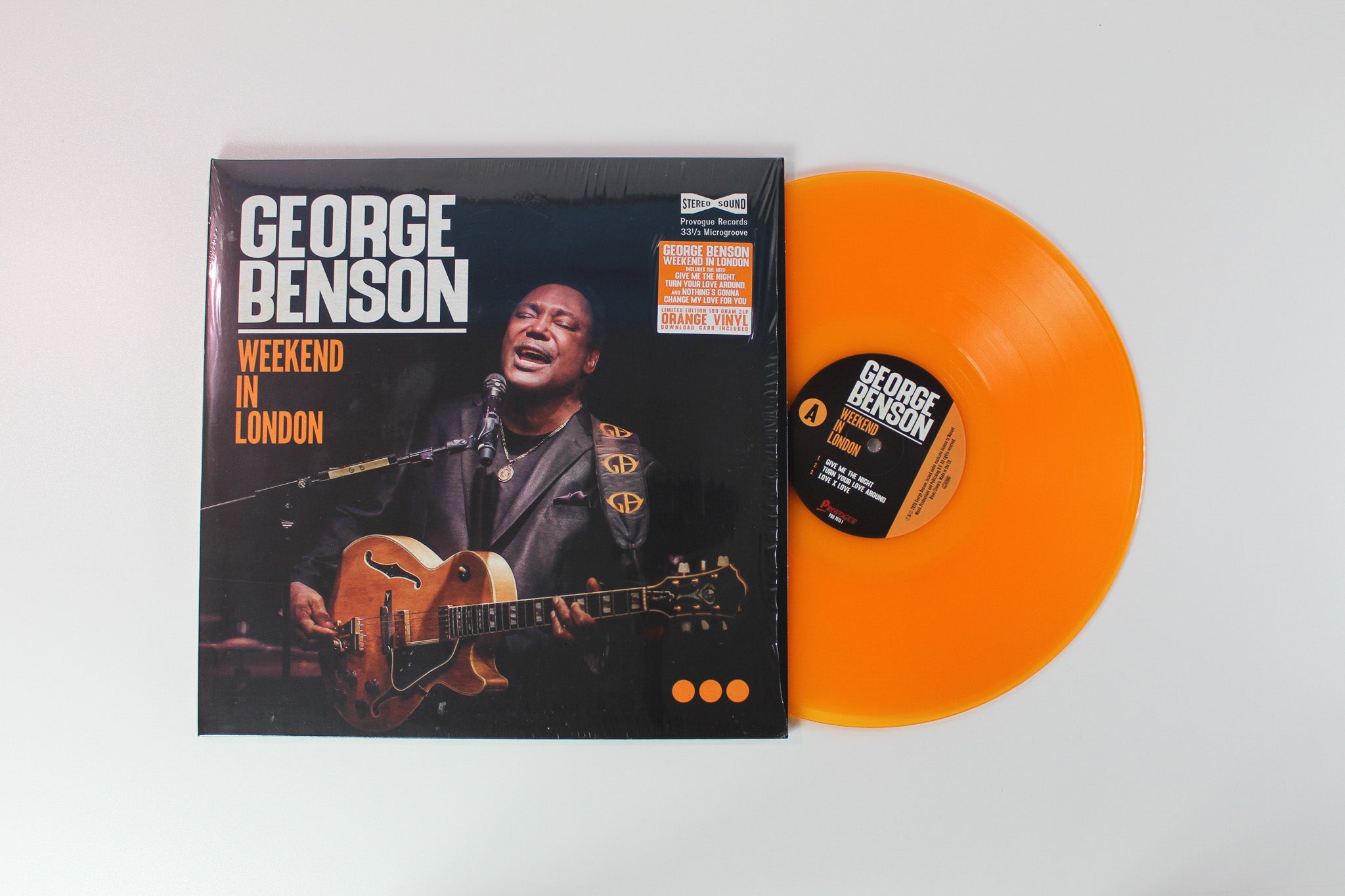 George Benson - Weekend In London on Provogue - Orange Vinyl