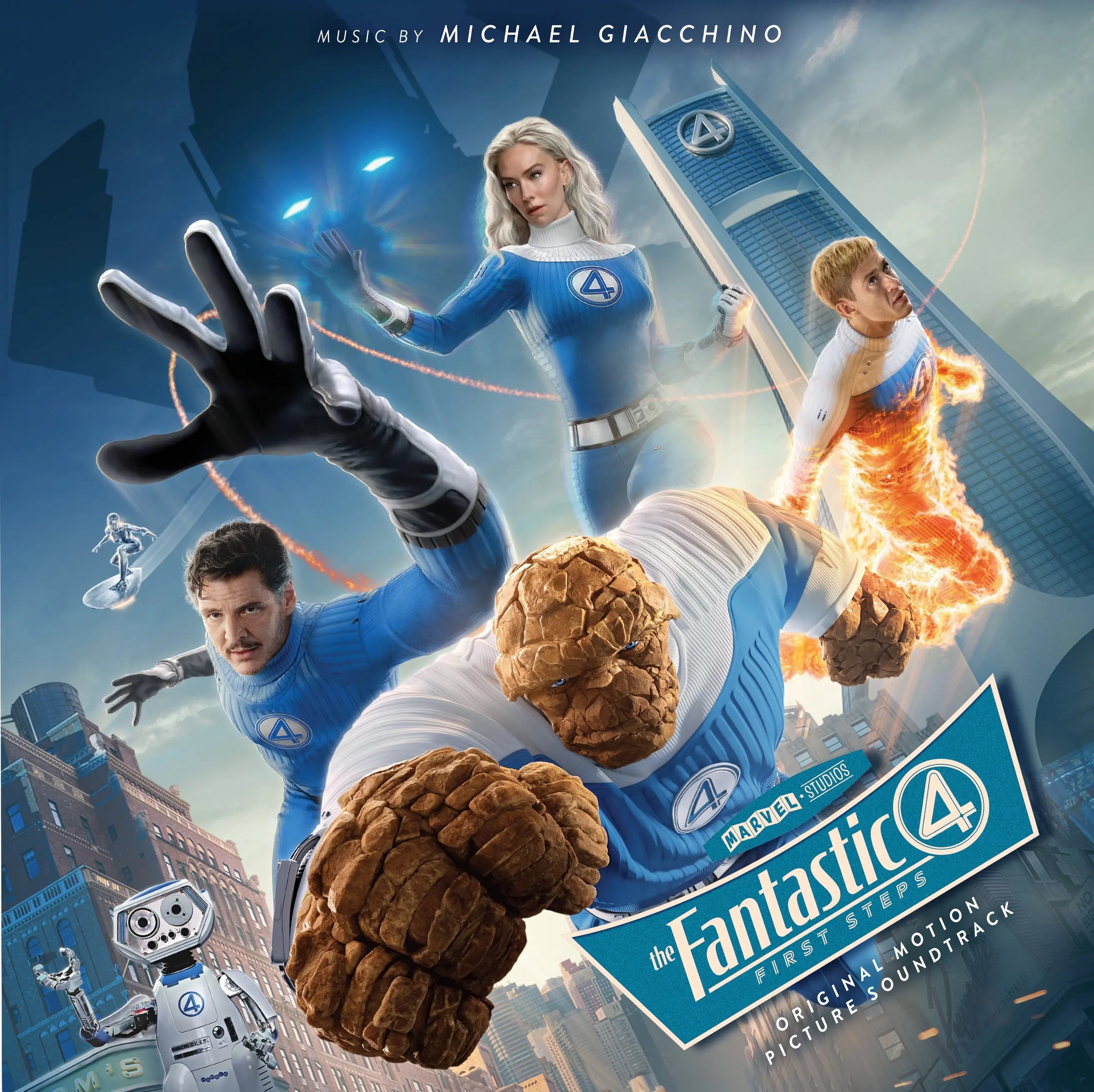 Michael Giacchino - The Fantastic Four: First Steps (Original Motion Picture Soundtrack) [Blue & Orange Marble Vinyl]
