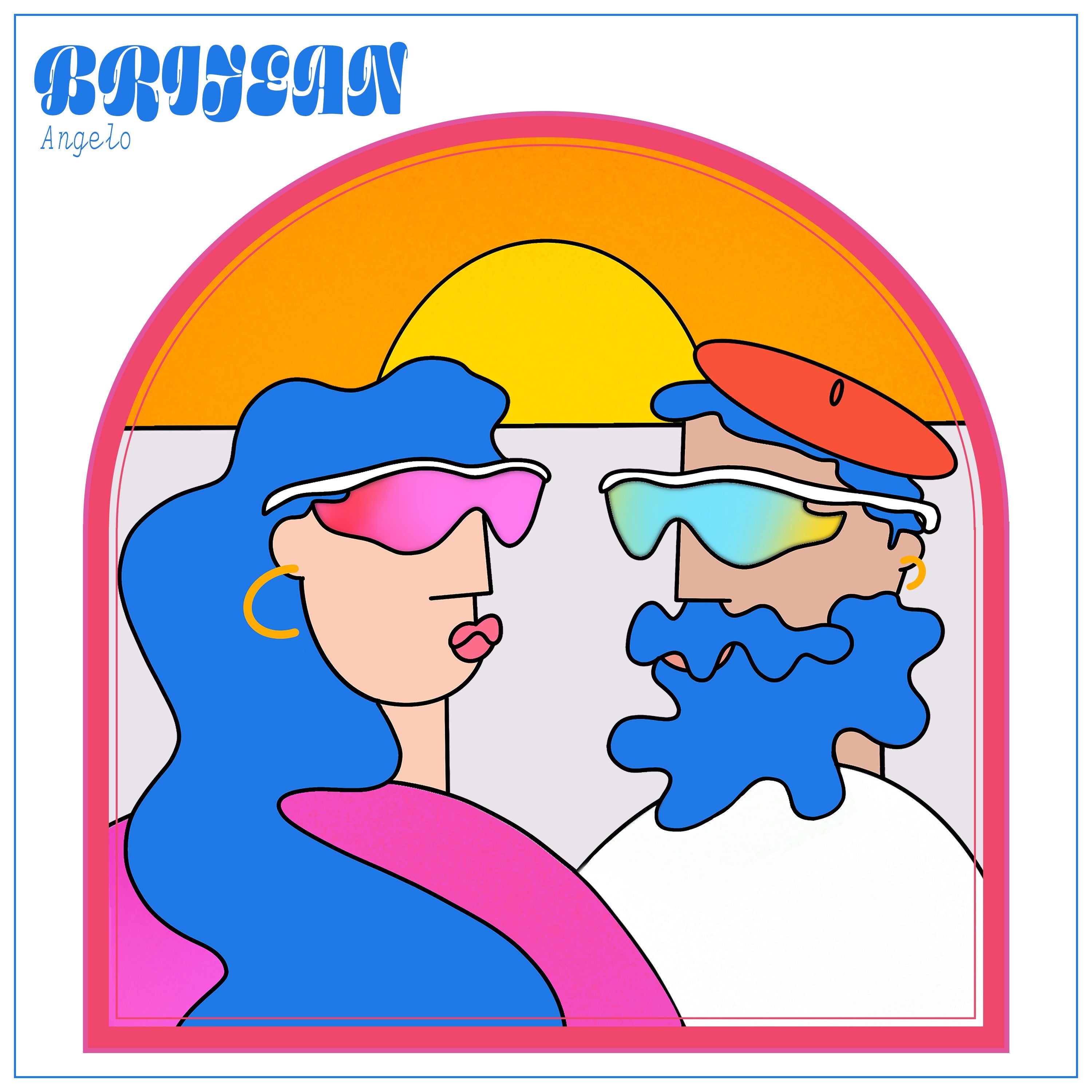 [DAMAGED] Brijean - Angelo [Pink & Blue Vinyl]